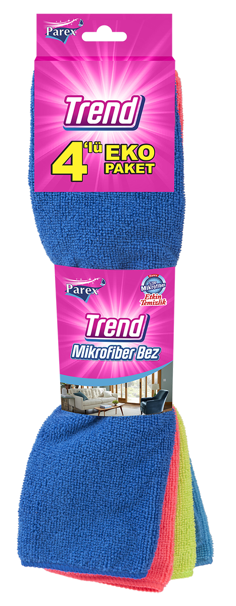 TREND MIKROFIBER TEMIZLIK BEZI 4 LU