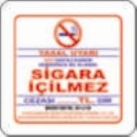 Uyarı Levhası Sigara İçilmez 12*12Cm -Yul 236