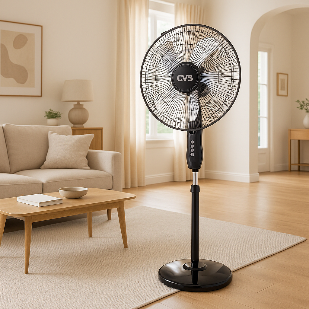 Vantilatör Yuvarlak Ayaklı 16 İnç 5 Kanat 40 W-Dn 91018