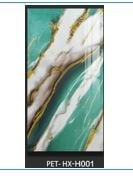 Yapışkanlı Pet Mermer 60X-120 Okyanus -Pet-Hx-H001