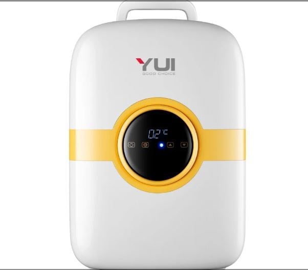 Yui Mini Buzdolabi Dokunmatik Led Ekranli Kozmetik Gida Arac Ve Ev Tipi 20 Litre Tasinabilir