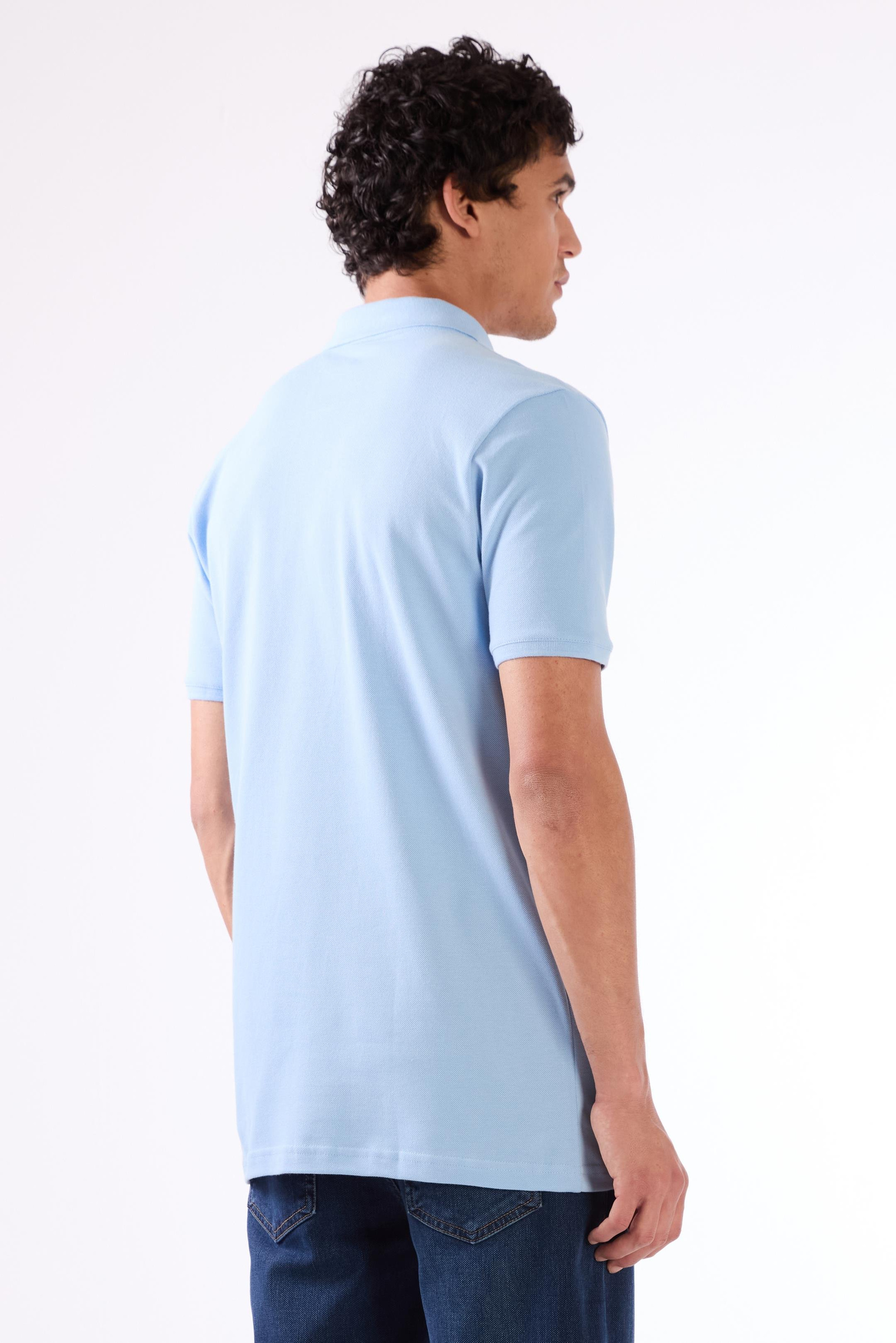 A.MAVİ   DÜZ ERKEK TSHIRT - SLIM FIT