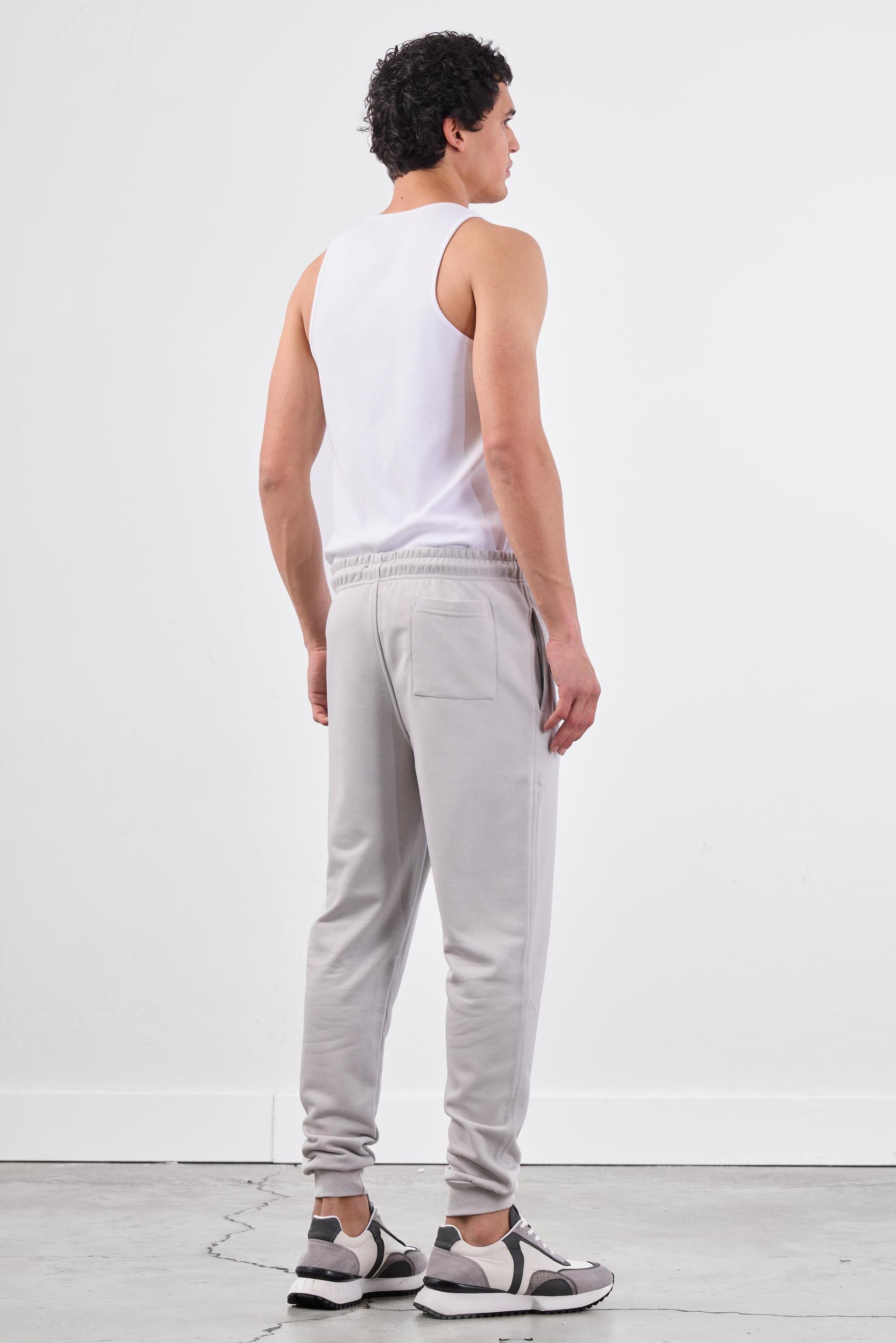 Açık Gri Bağcıklı Erkek Regular Fit Eşofman Altı