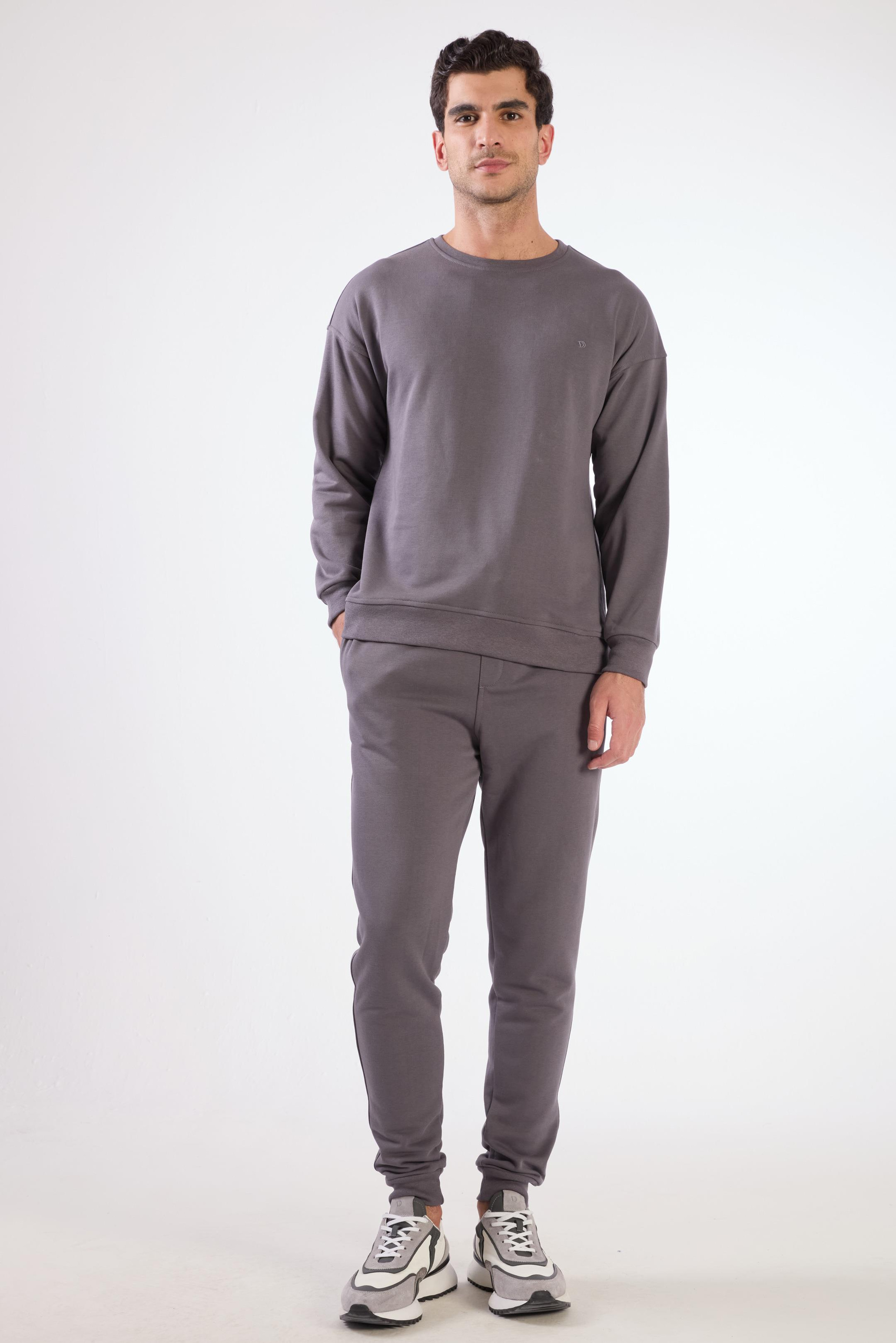 Antrasit    Erkek Sweatshırt - Regular Fit