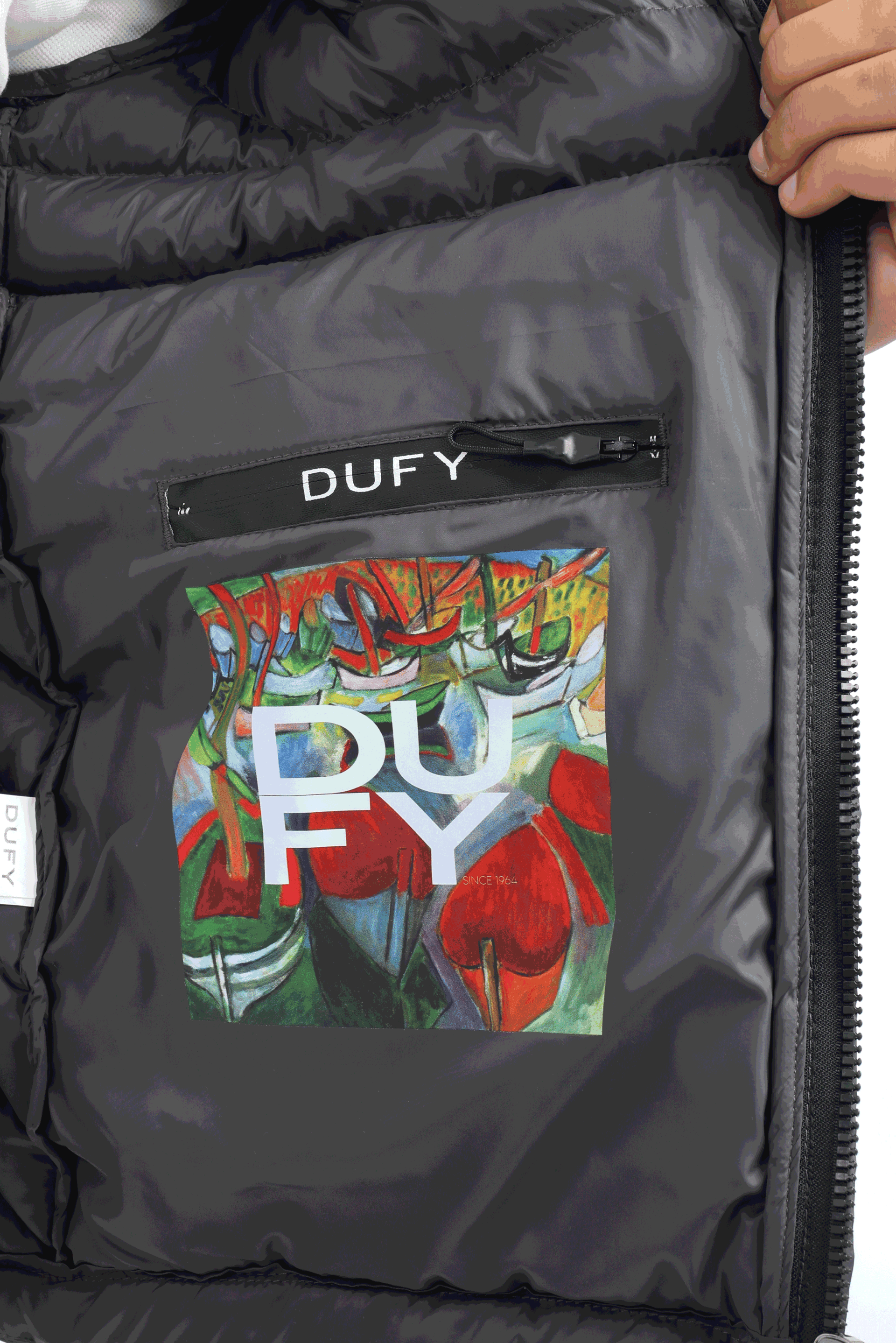 Antrasit   Kapitone Erkek Mont - Slim Fit