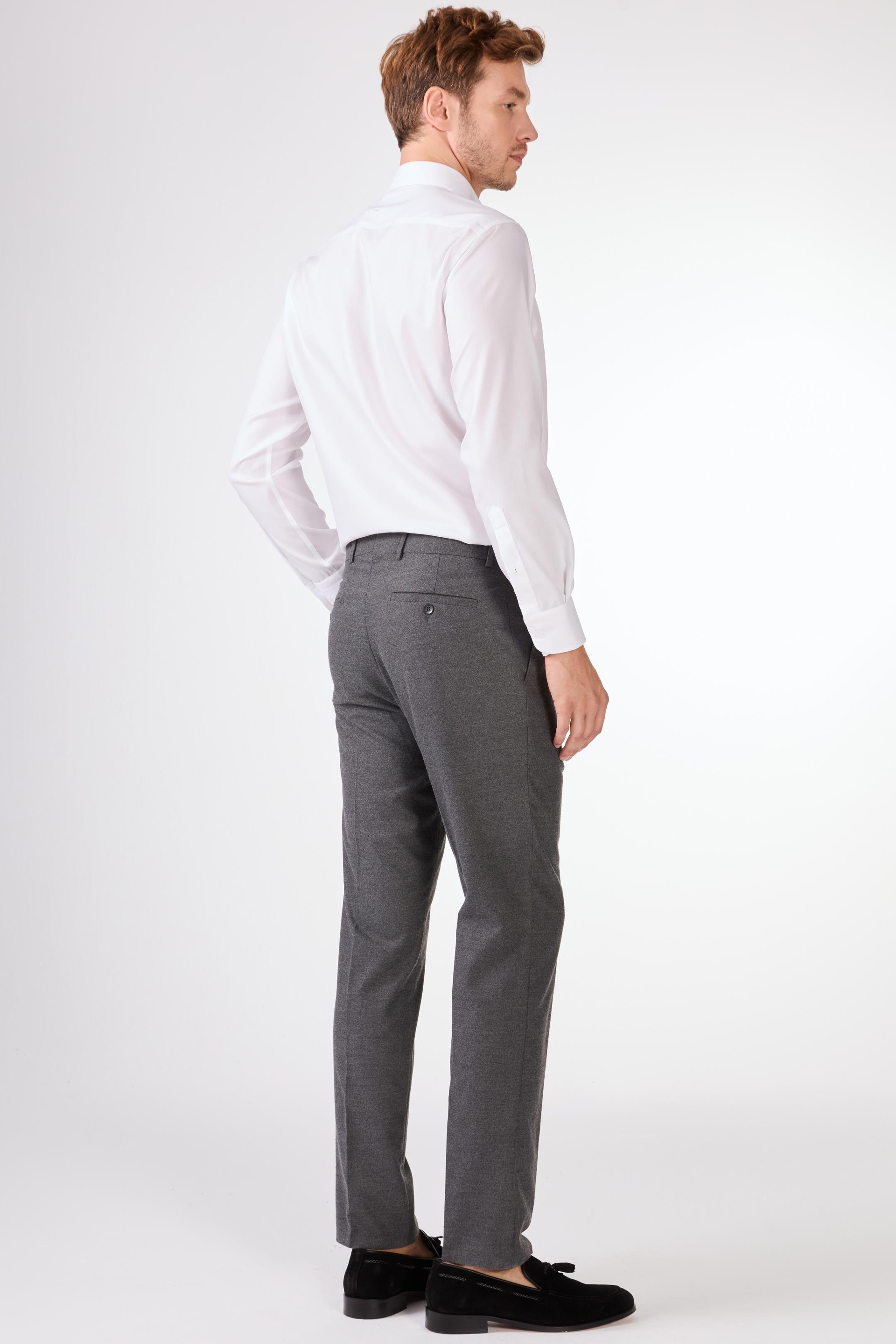 BEYAZ   DÜZ ERKEK GÖMLEK - REGULAR FIT