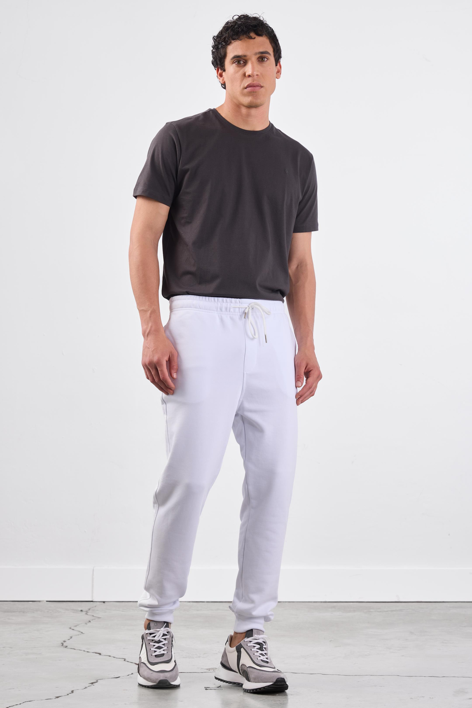 BEYAZ    ERKEK EŞOFMAN ALTI - REGULAR FIT