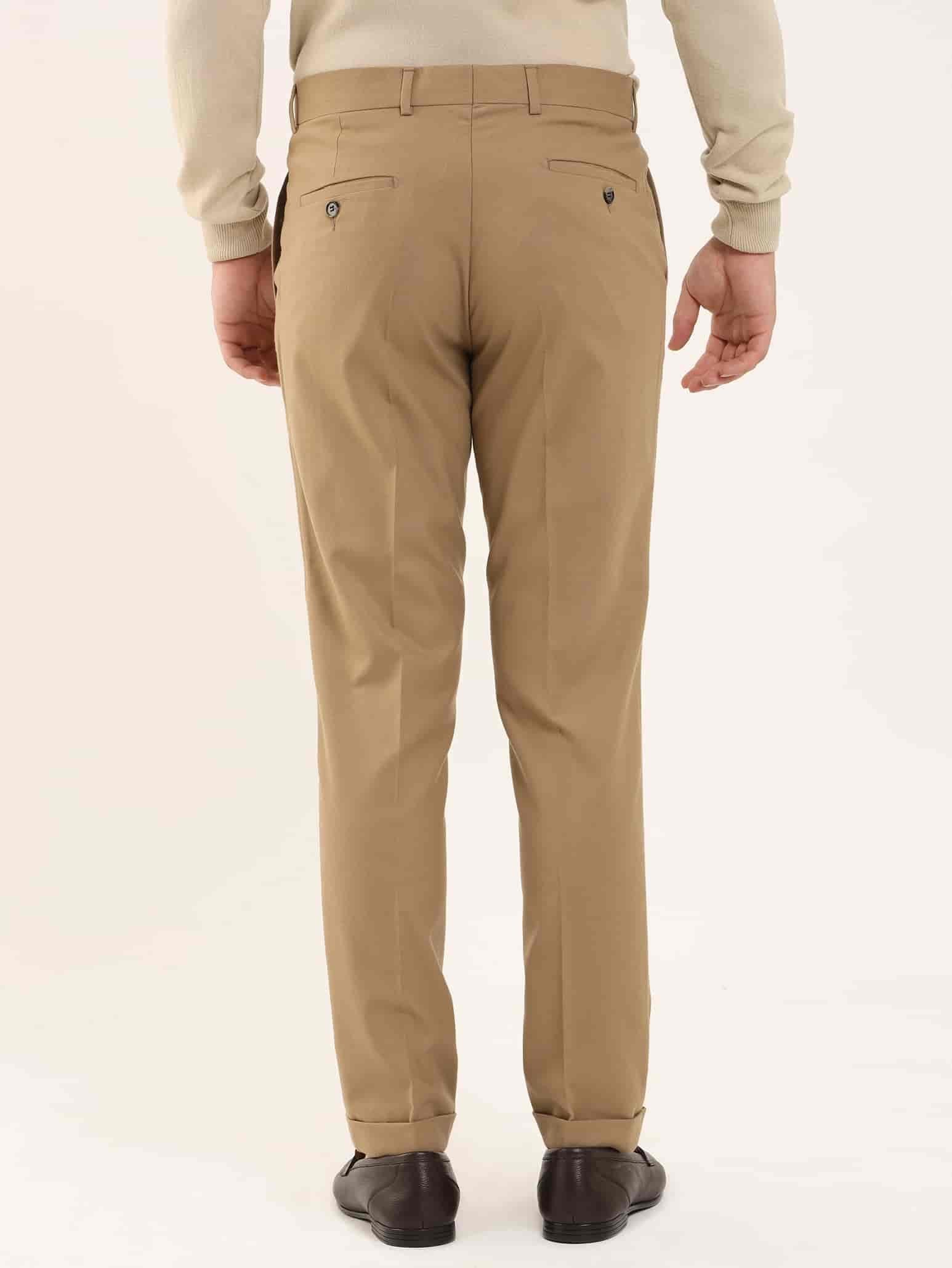 Dufy Camel Erkek Regular Fit Düz Klasik Pantolon - 97739