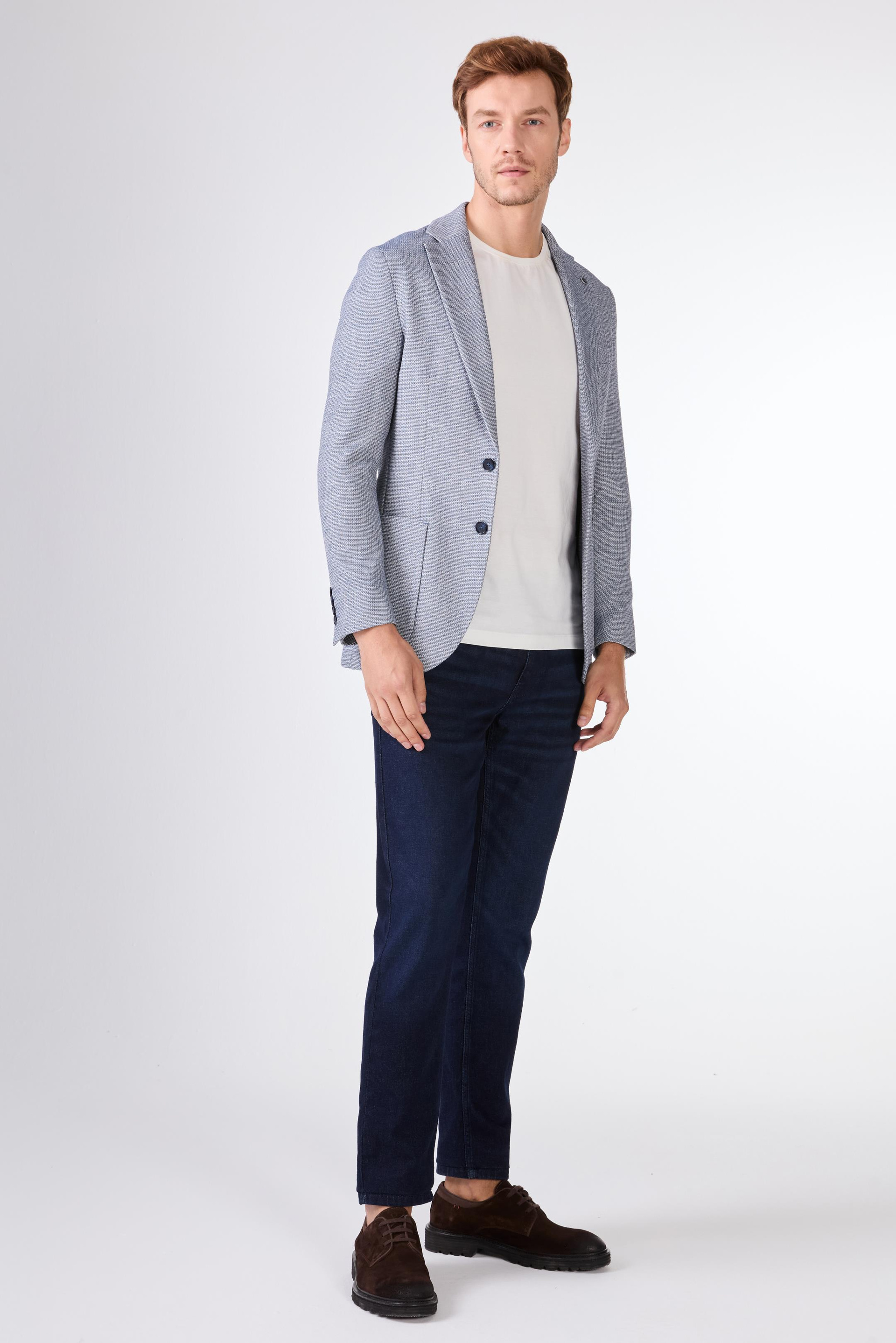 Dufy Mavi Erkek     Ceket - 104441