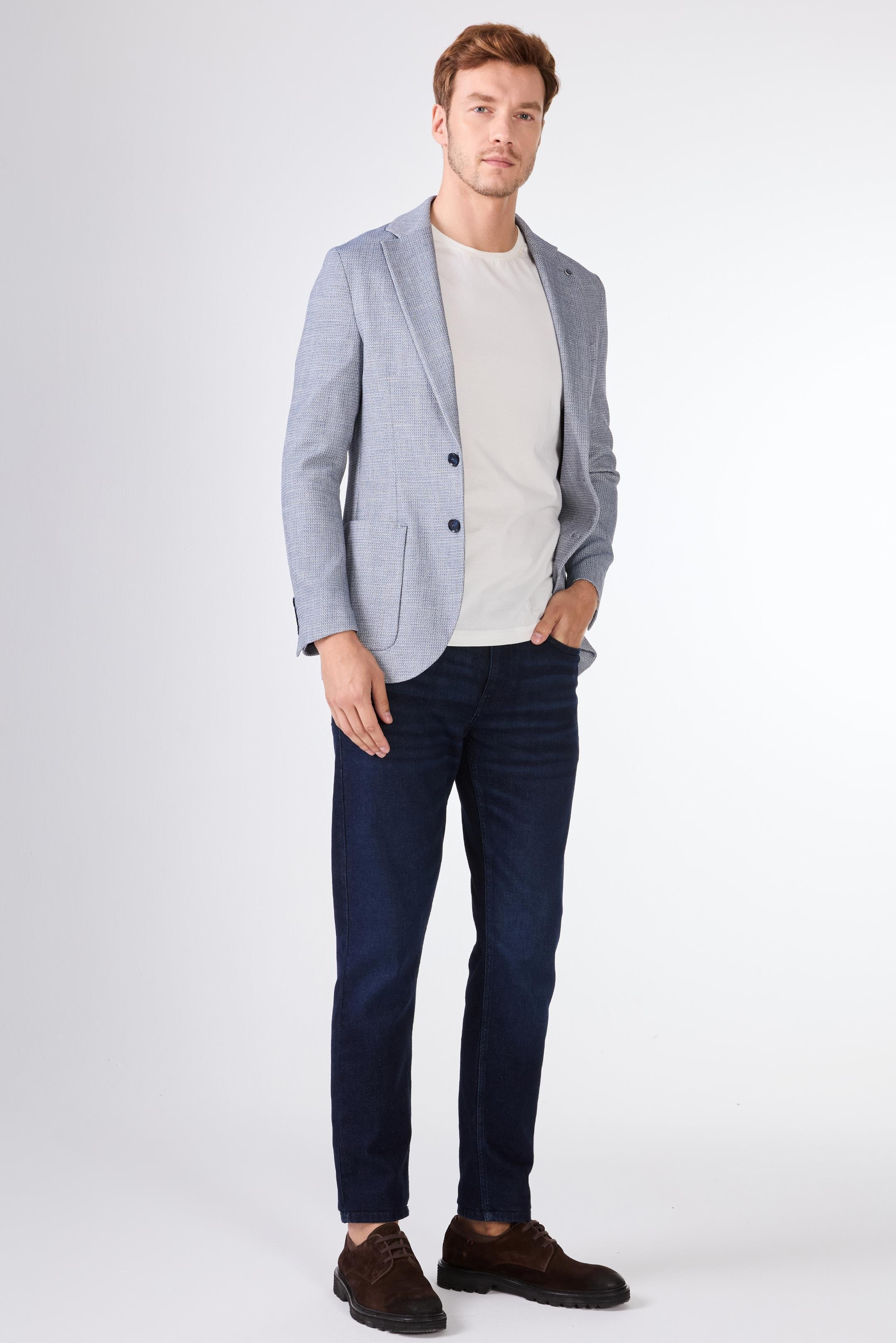 Dufy Mavi Erkek     Ceket - 104441