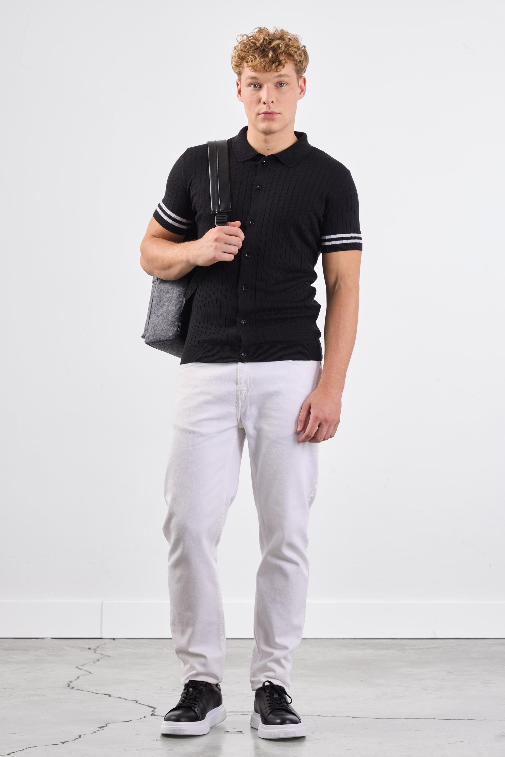 FİTİLLİ POLO TRİKO TSHİRT