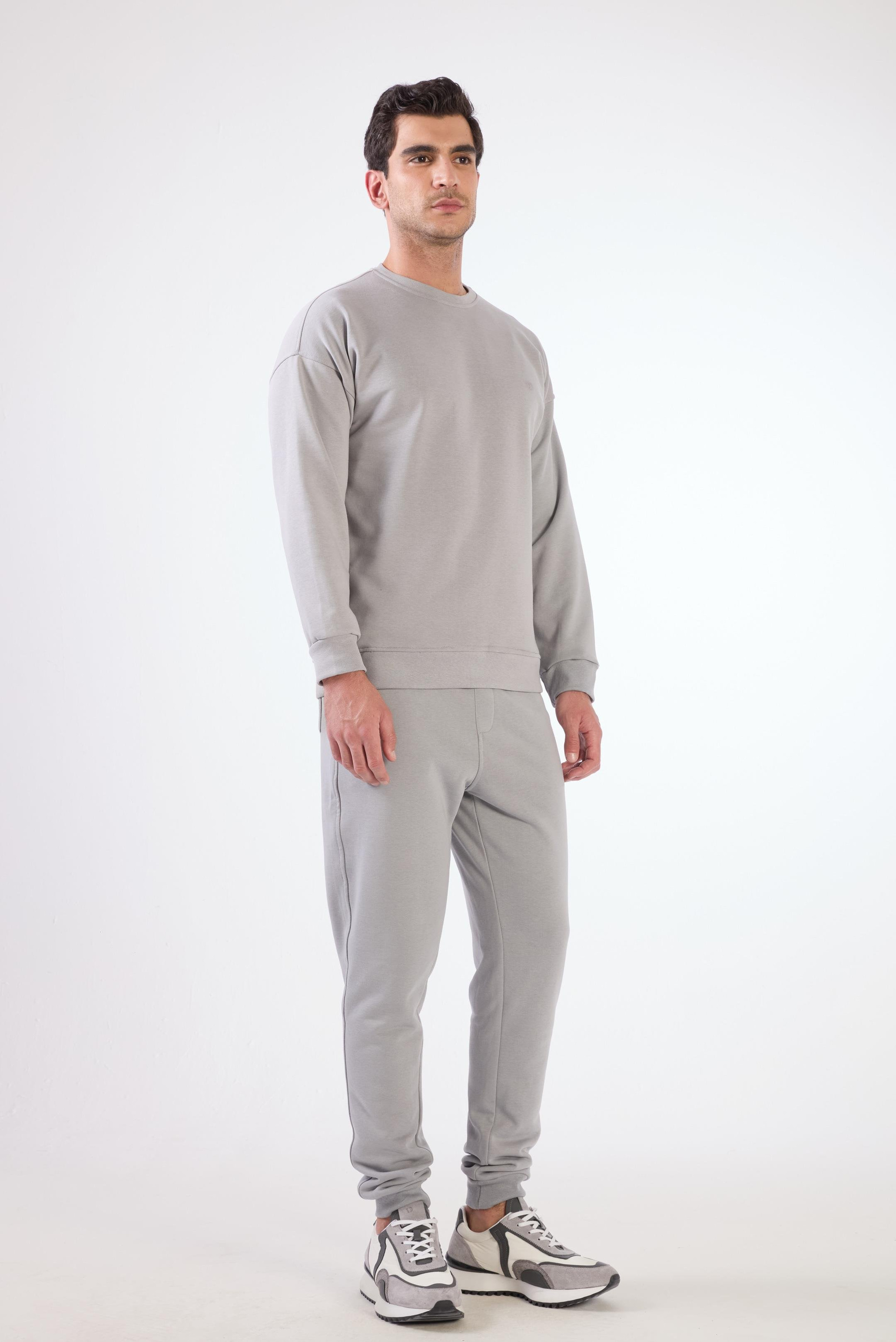 Gri    Erkek Sweatshırt - Regular Fit