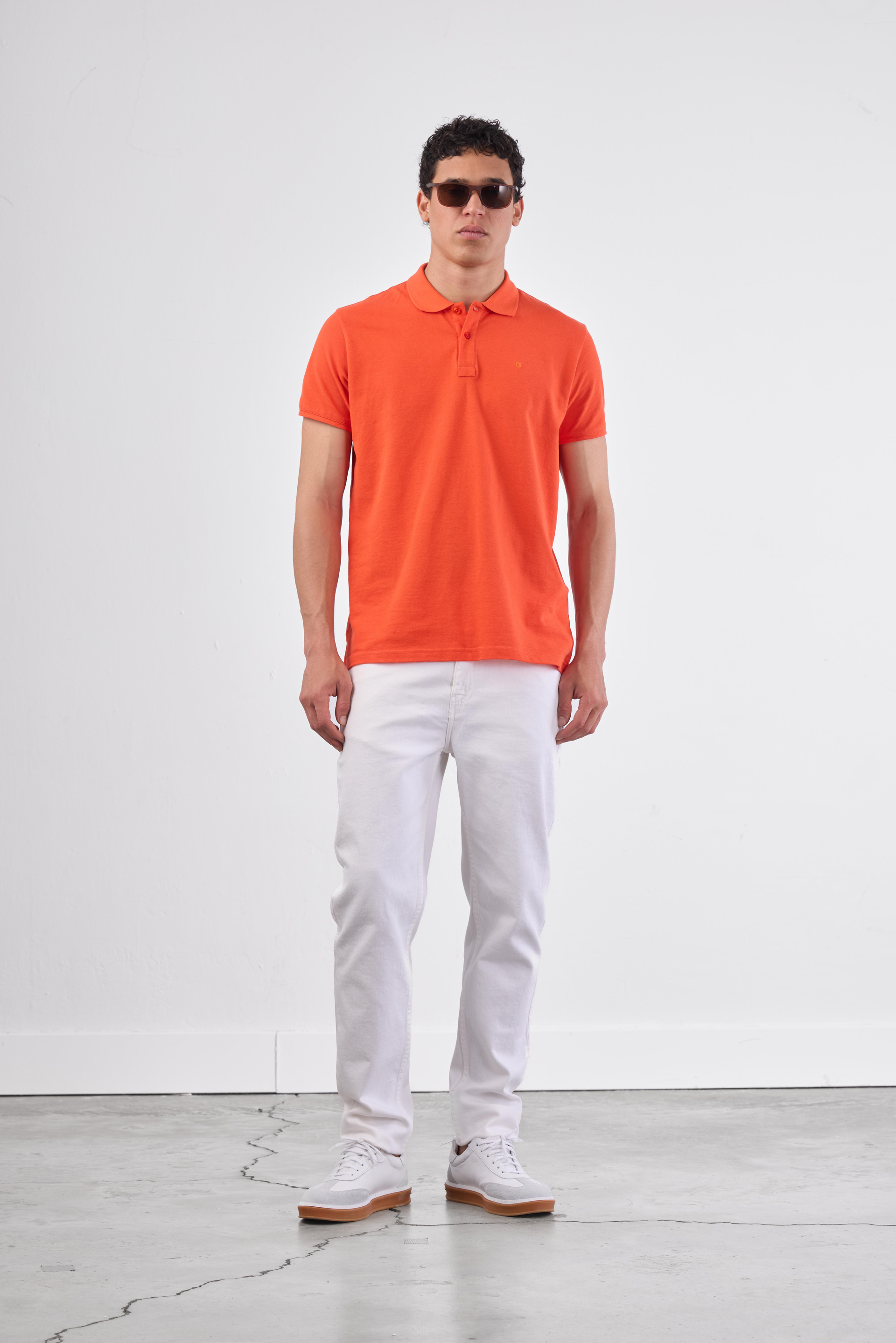 KIRMIZI   DÜZ ERKEK TSHIRT - SLIM FIT