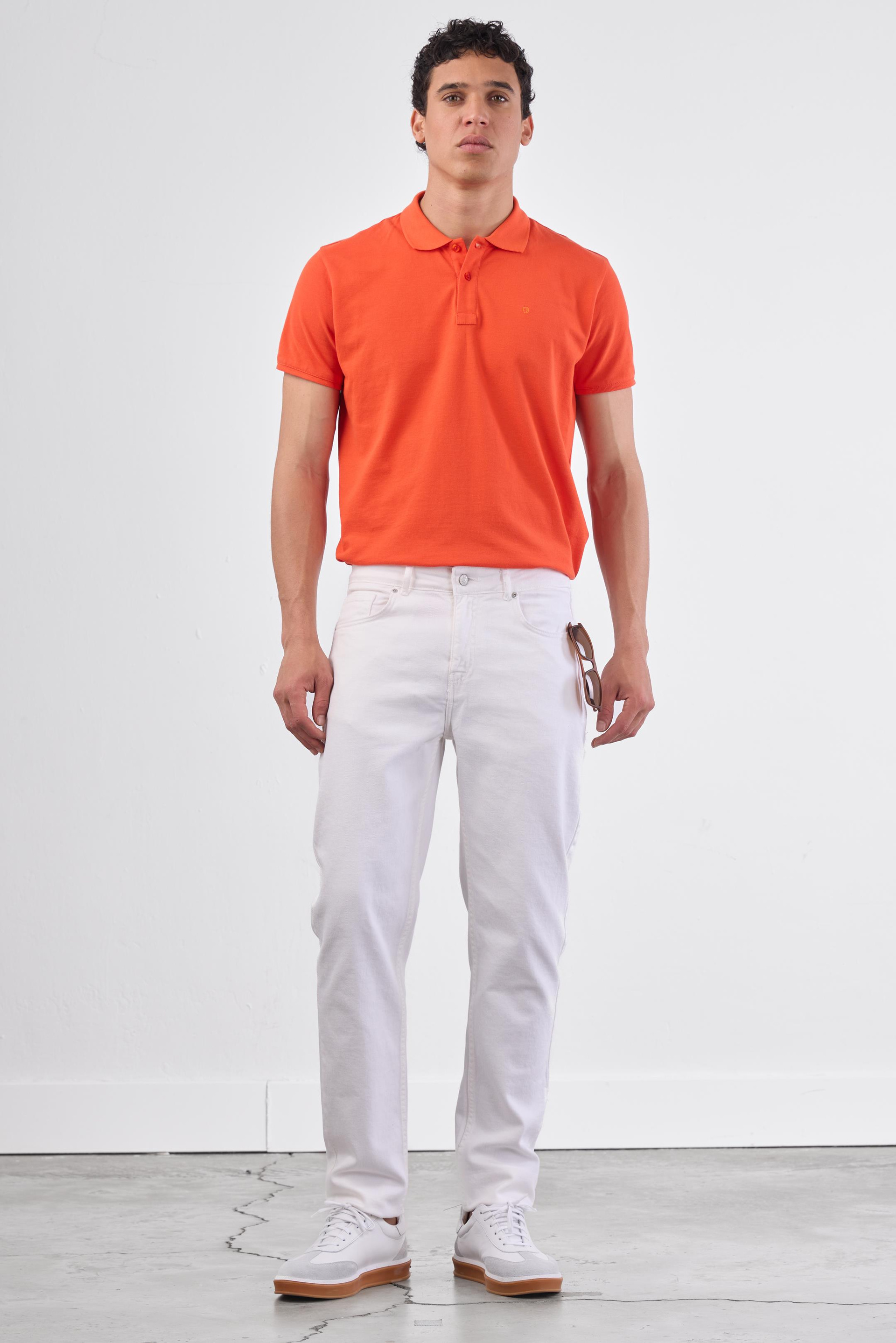 KIRMIZI   DÜZ ERKEK TSHIRT - SLIM FIT