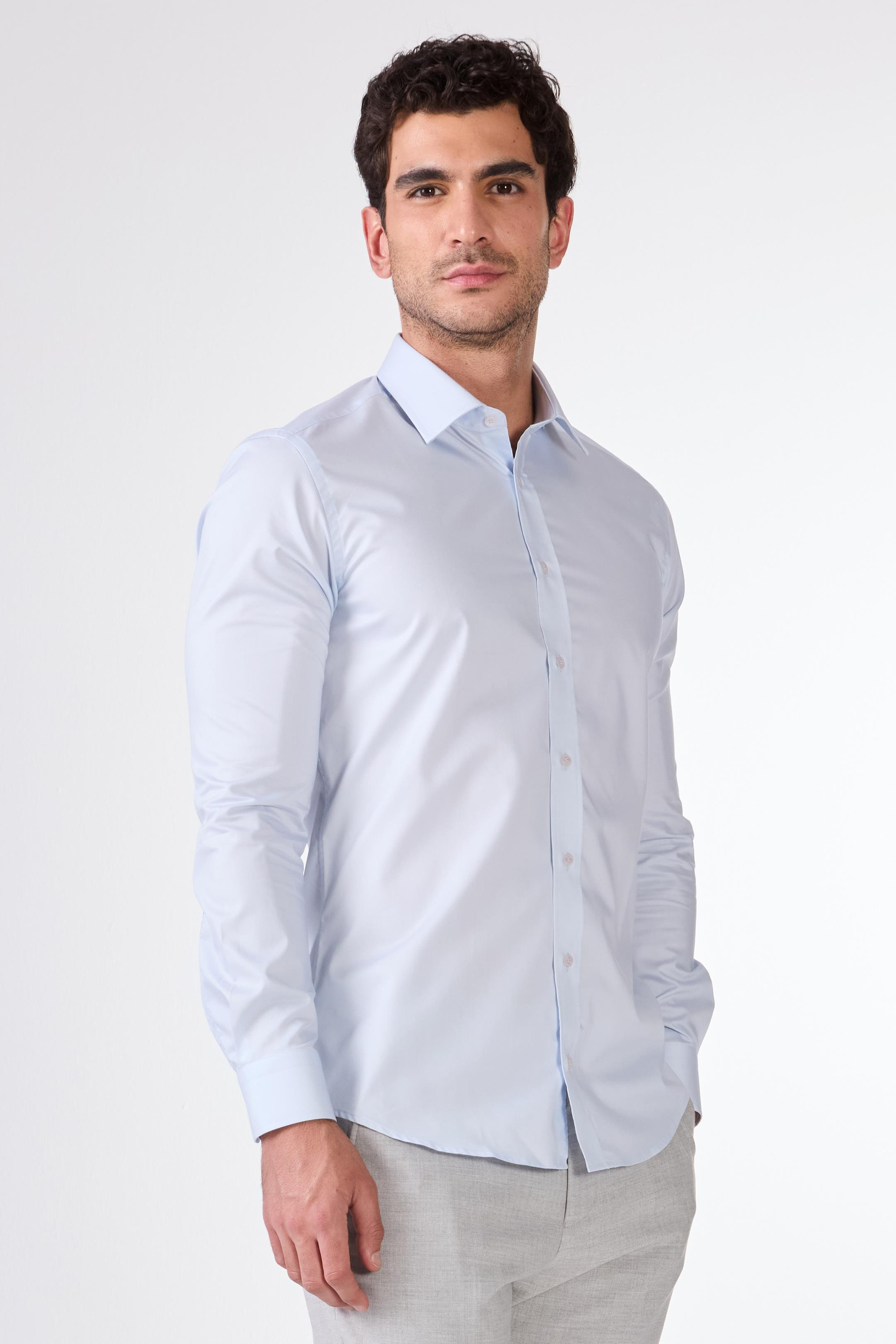 Mavi Erkek Slim Fit Klasik Yaka Uzun Kol Gömlek - 103149