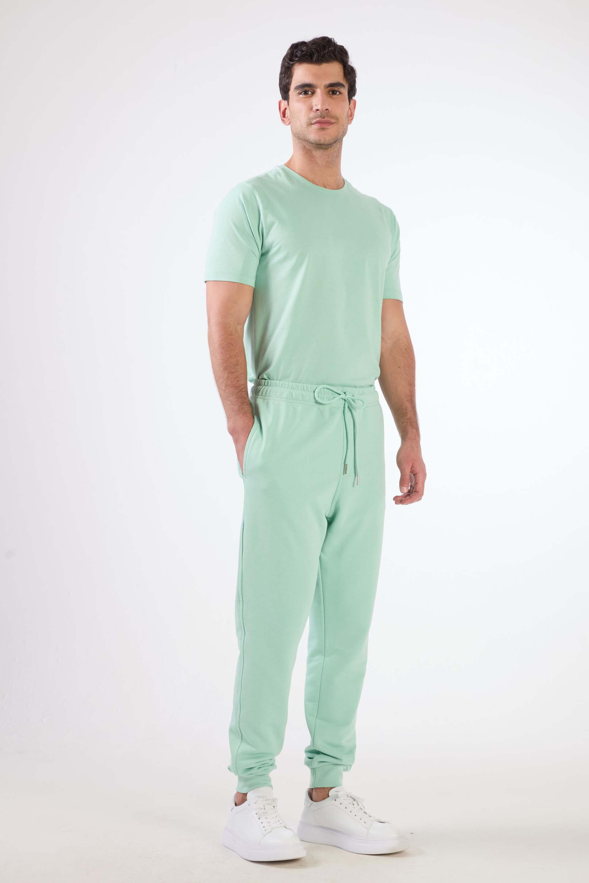 Mint Yeşili    Erkek Eşofman Altı - Regular Fit
