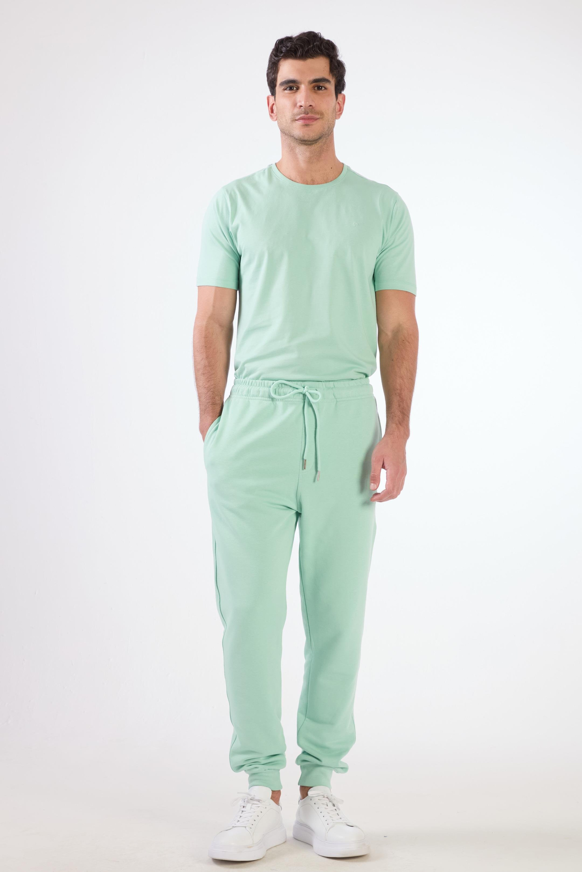 Mint Yeşili    Erkek Eşofman Altı - Regular Fit