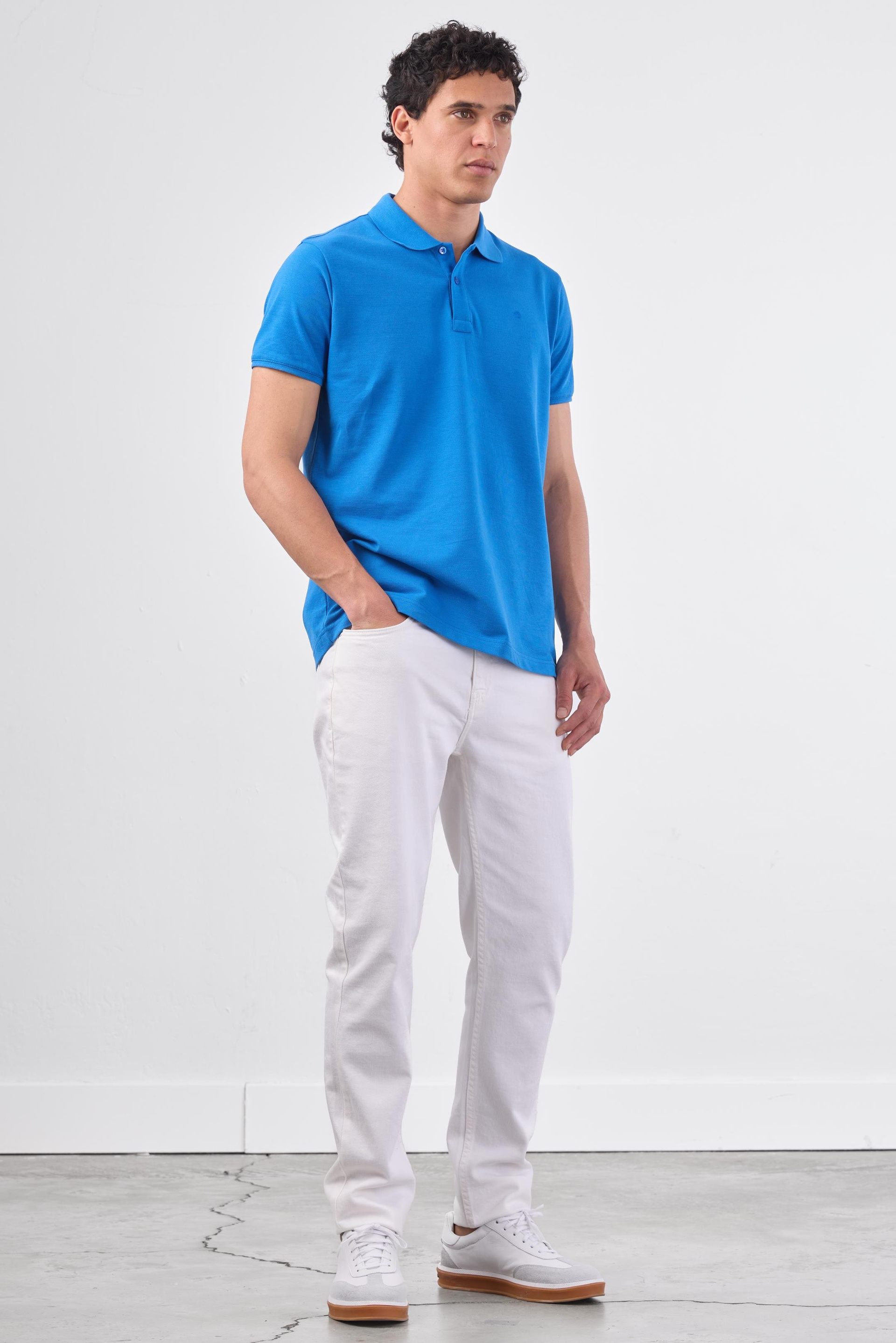 SAKS   DÜZ ERKEK TSHIRT - SLIM FIT