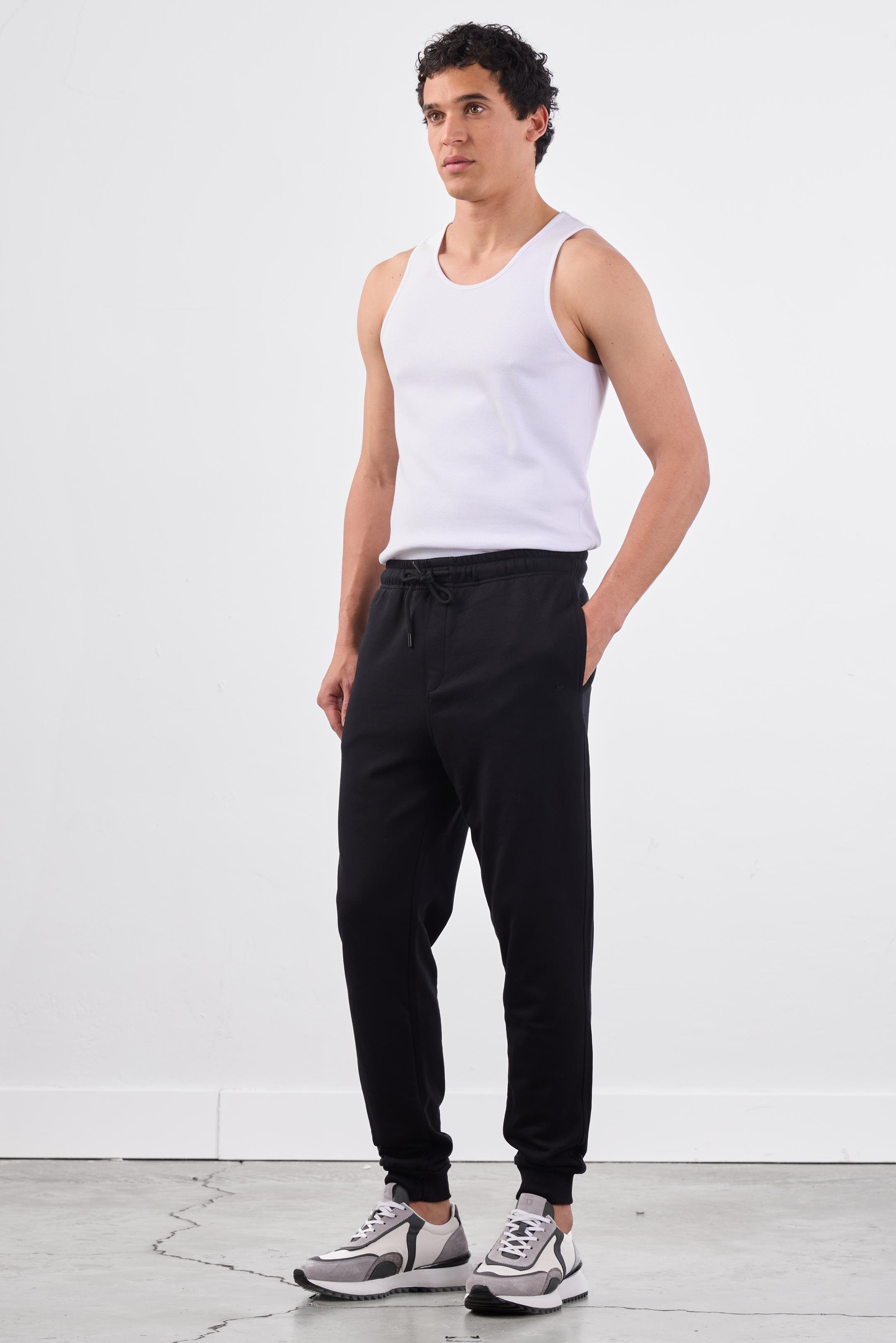 SİYAH    ERKEK EŞOFMAN ALTI - REGULAR FIT