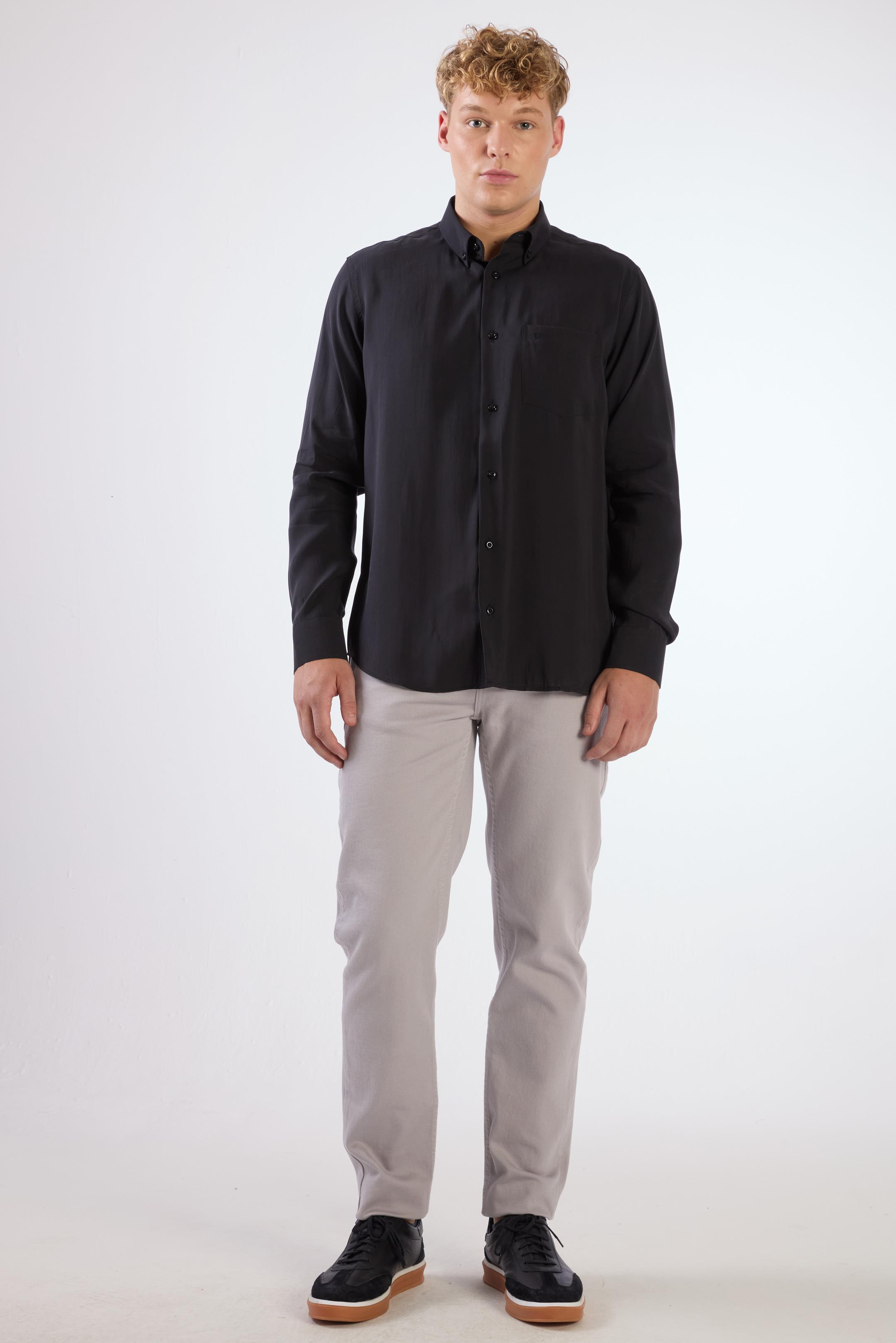 SİYAH    ERKEK GÖMLEK - REGULAR FIT