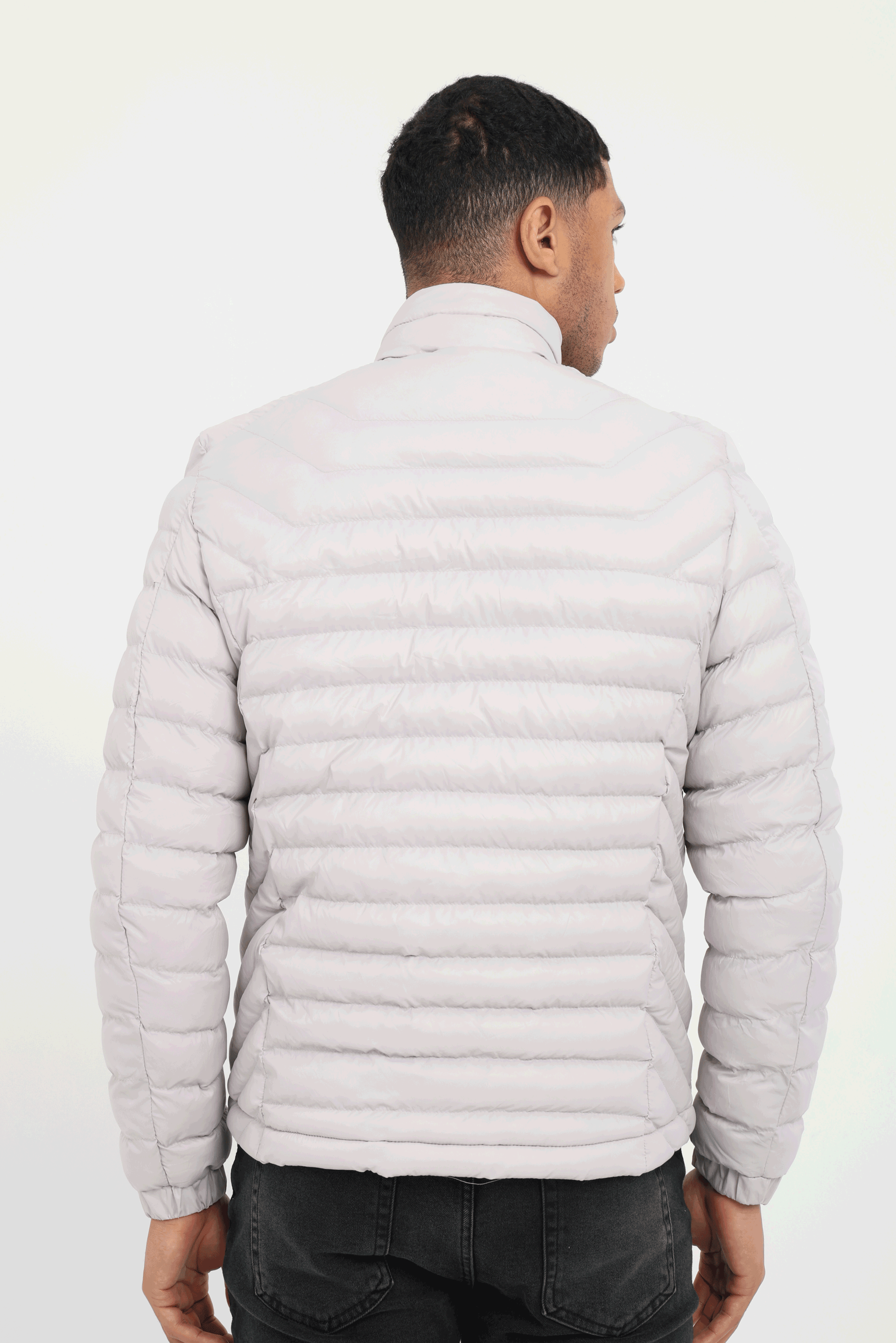 Taş   Kapitone Erkek Mont - Slim Fit