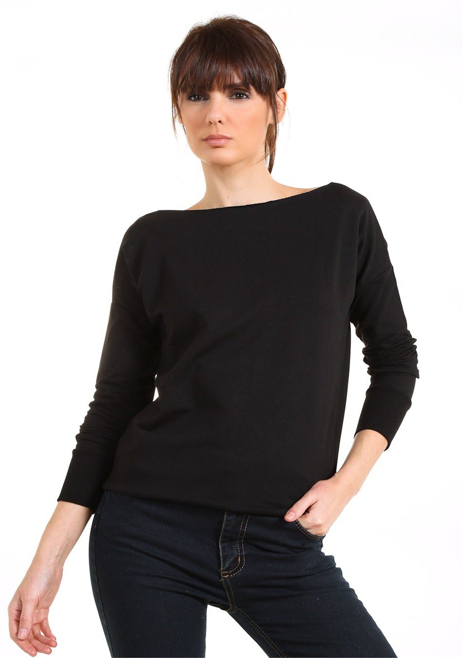 106-10227 GENİŞ YAKA BLUZ