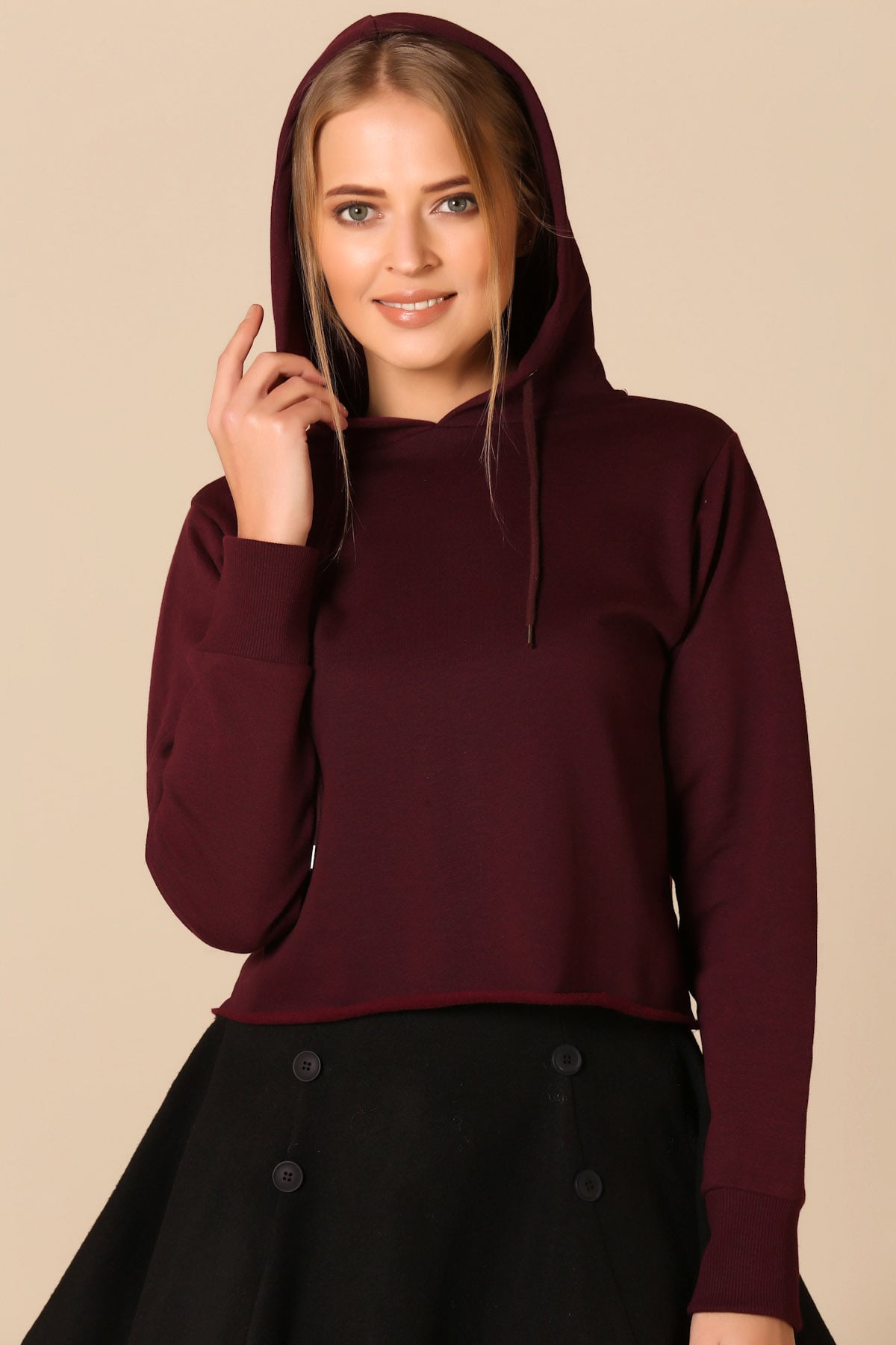 140-7265 KAPŞONLU SWEAT