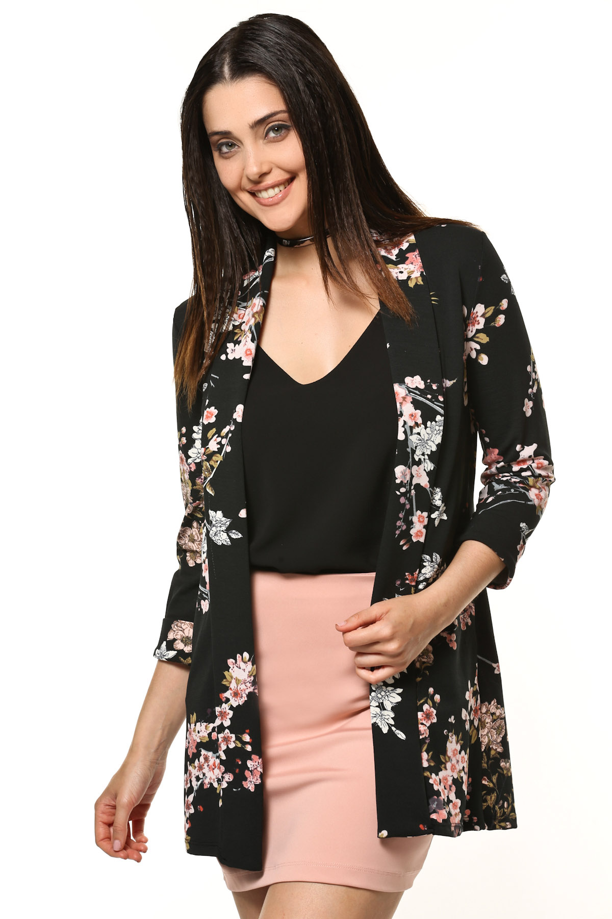 136-HC-2900 ÇİÇEKLİ CEKET