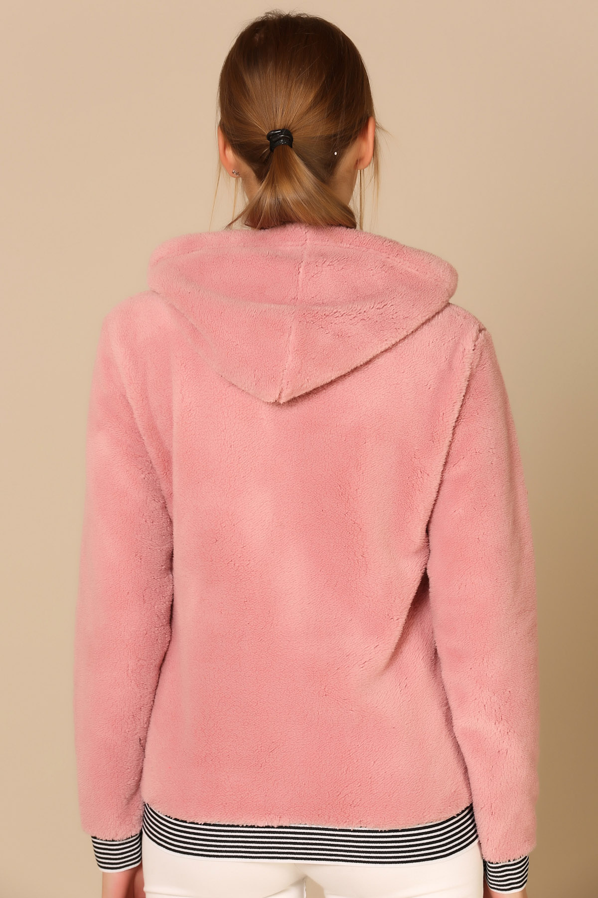 123-6257 FERMUARLI PELUŞ SWEAT