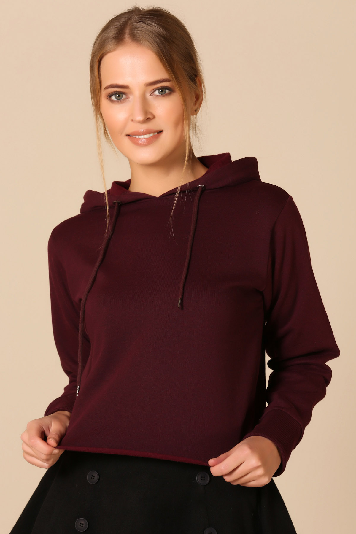 140-7265 KAPŞONLU SWEAT