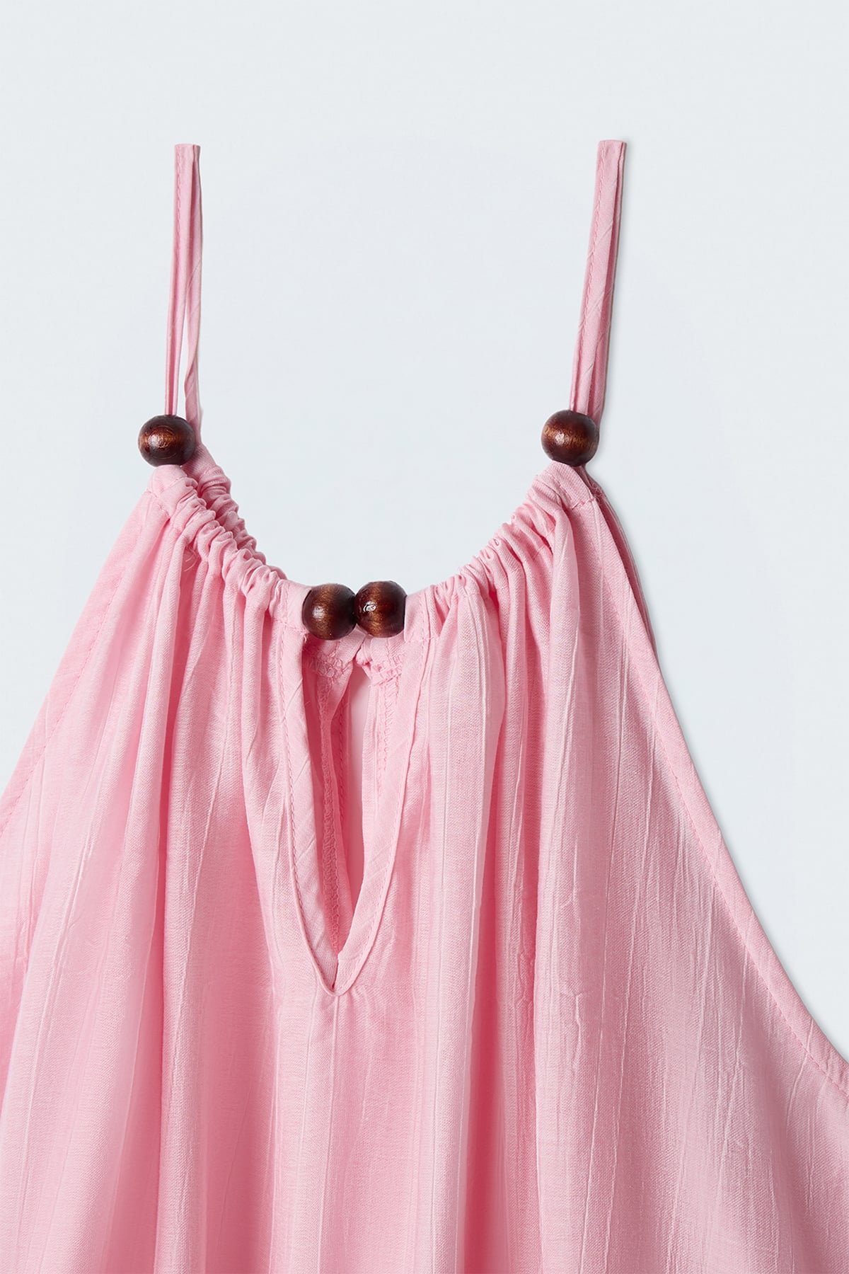 Aksesuar Detaylı Bluz - Pembe