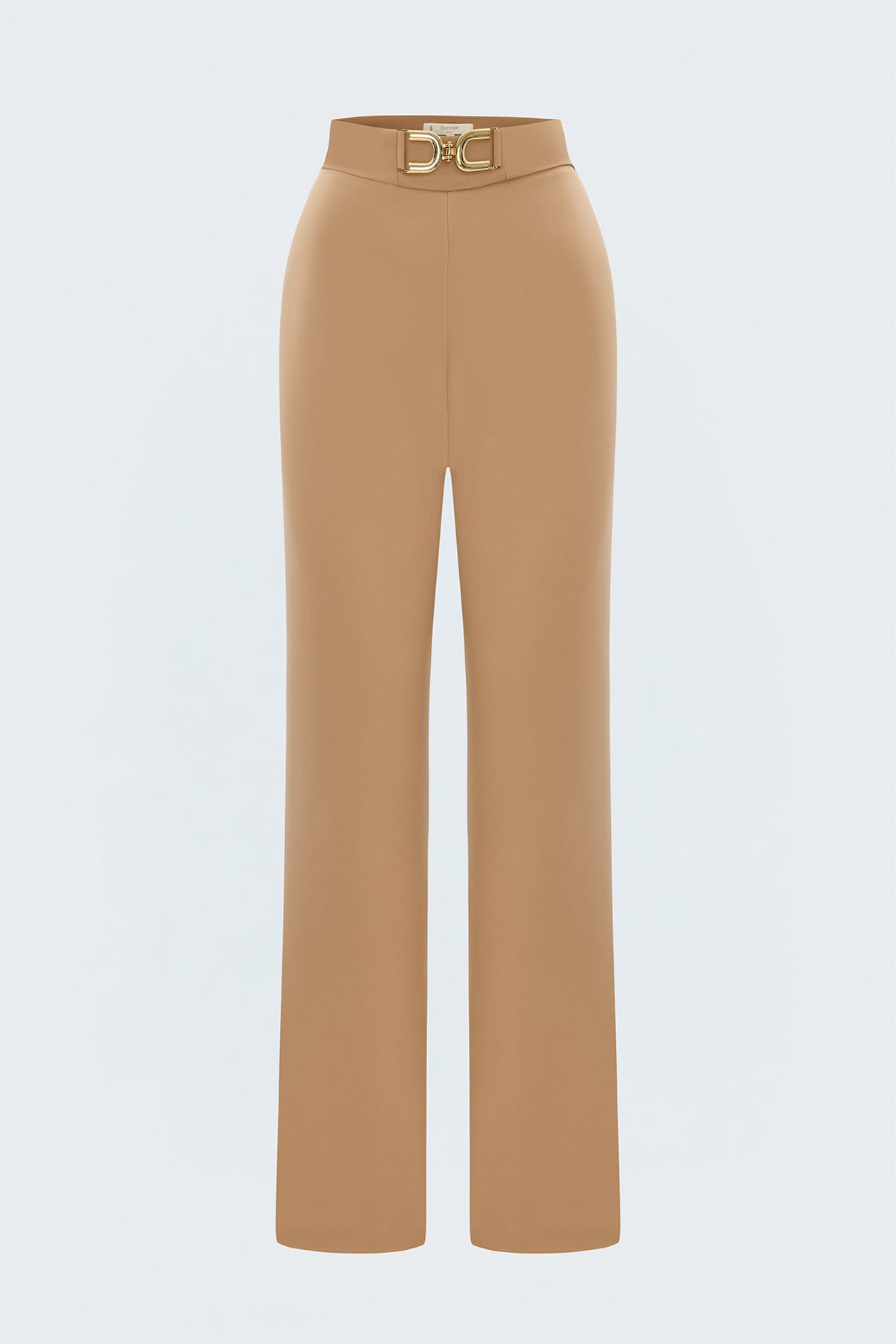 Accessory Detailed Trousers - Dark beıge