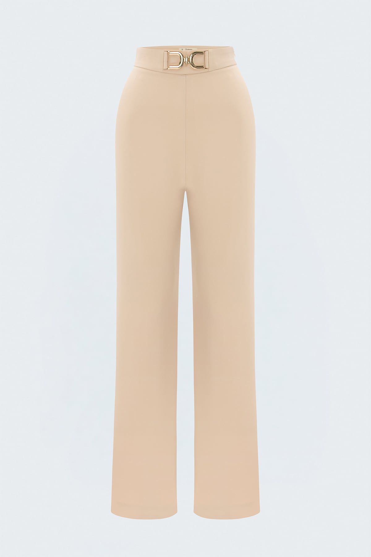 Accessory Detailed Trousers - Stone