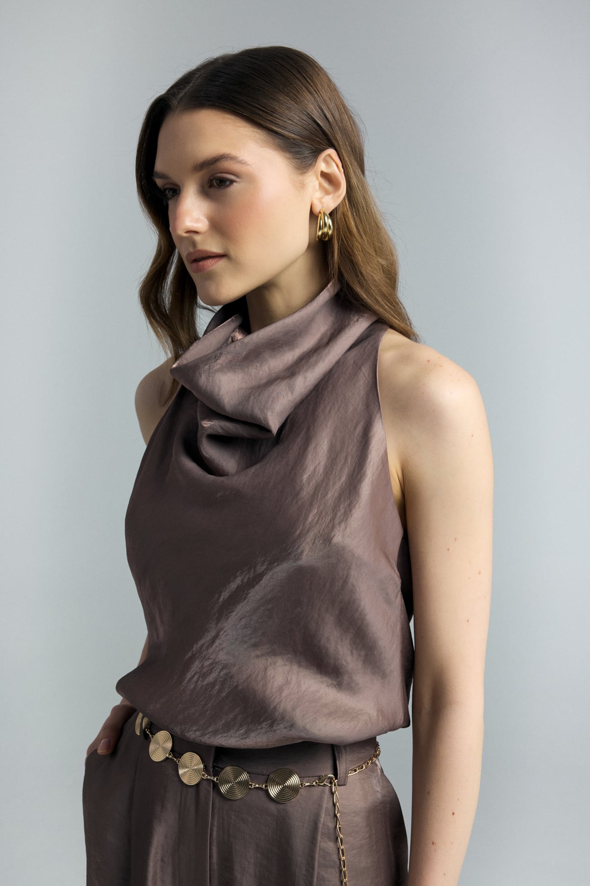 Aura Blouse - Mınk
