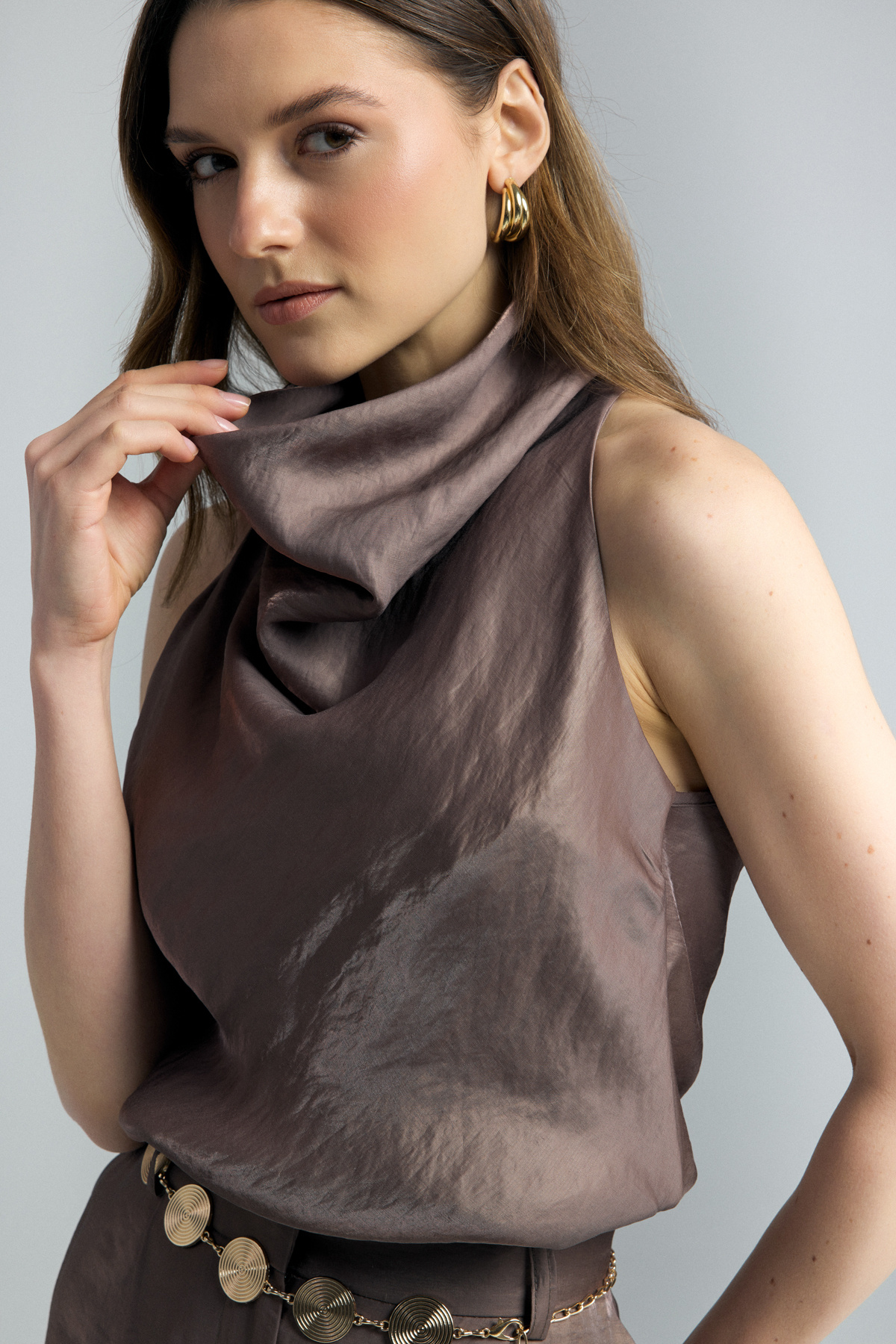 Aura Blouse - Mınk