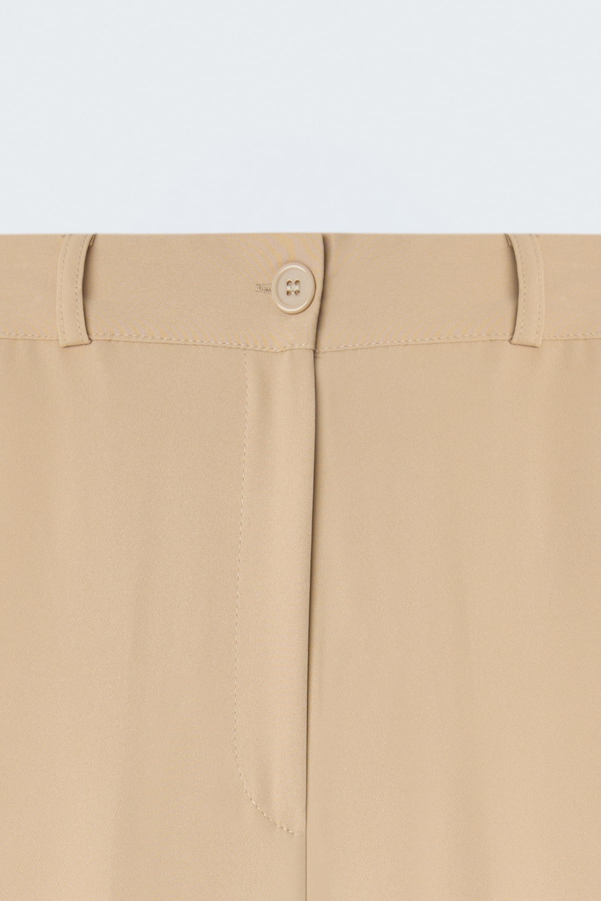 Beli Lastikli Klasik Pantolon - Bej