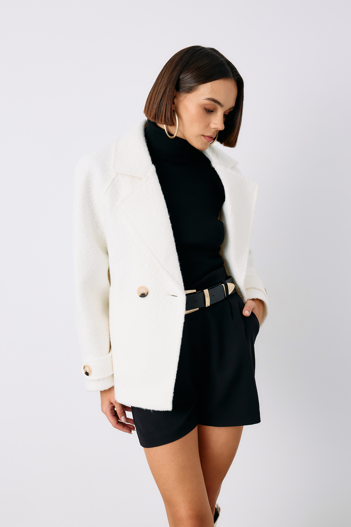 Buklet Kısa Kaban - EKRU