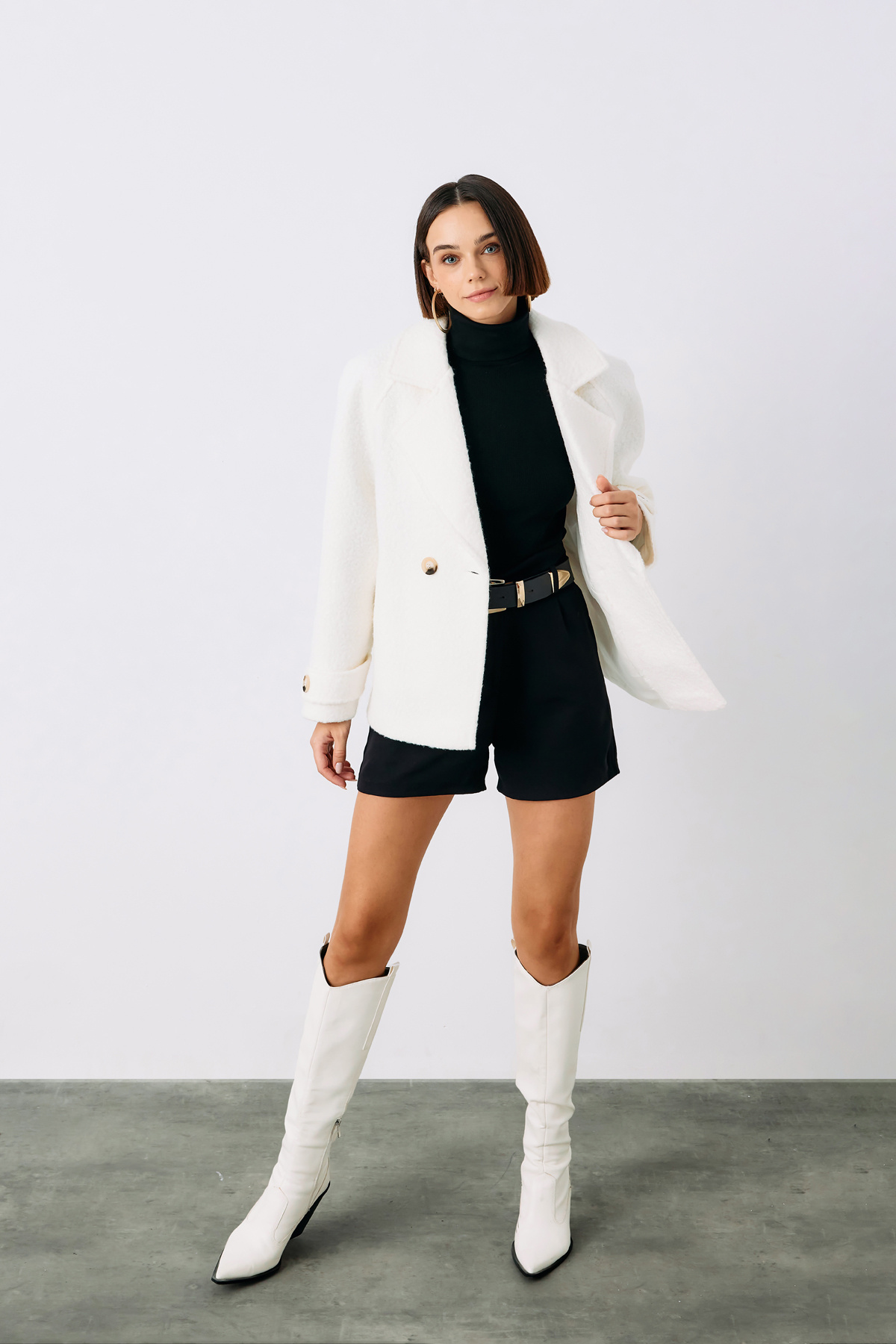 Buklet Kısa Kaban - EKRU