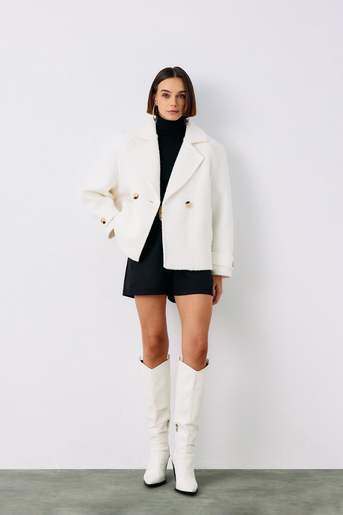 Buklet Kısa Kaban - EKRU