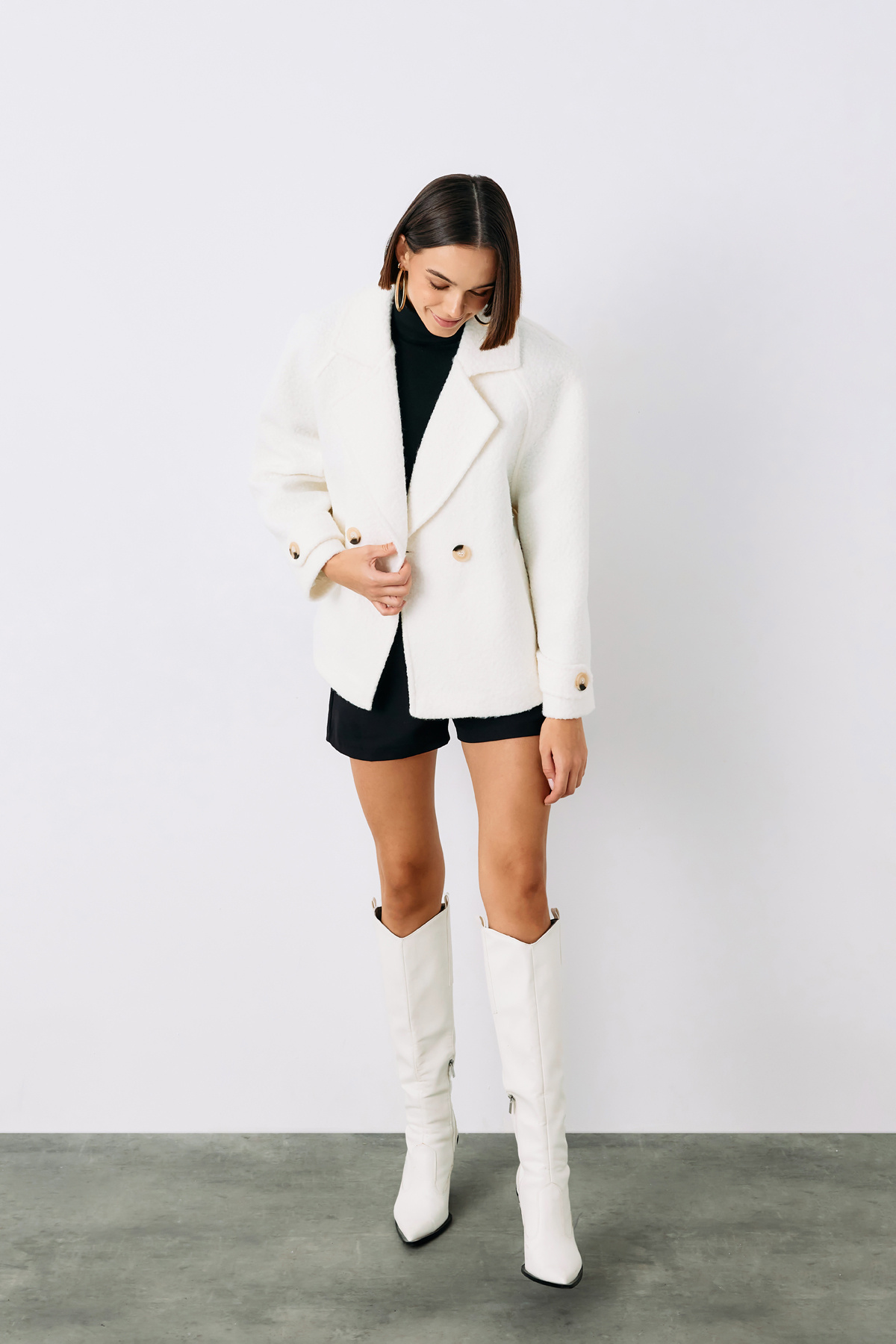 Buklet Kısa Kaban - EKRU