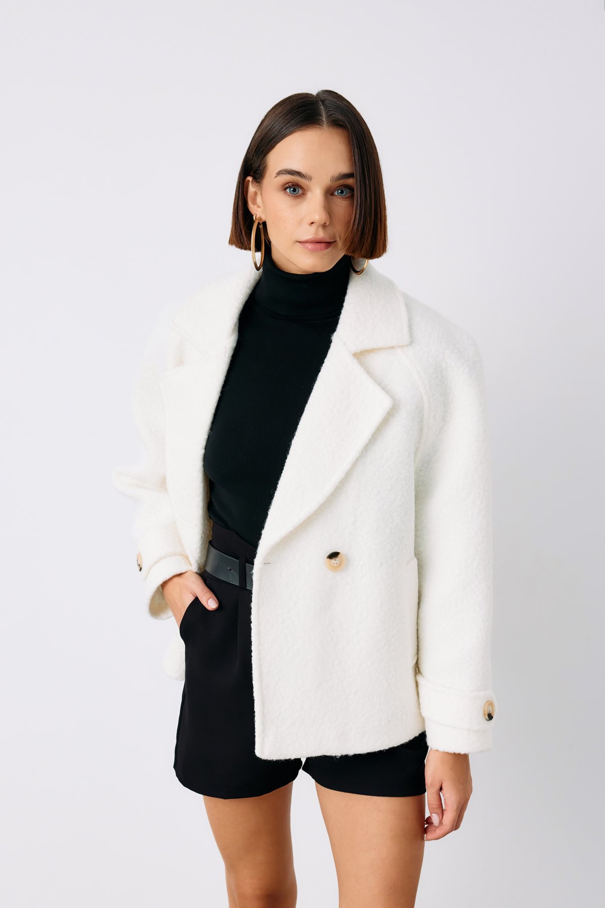 Buklet Kısa Kaban - EKRU