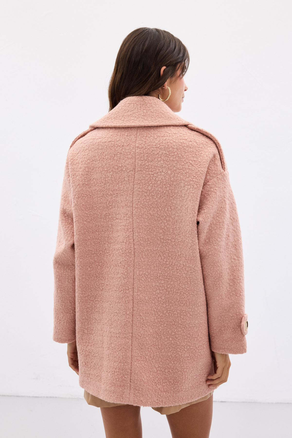 Buklet Kısa Kaban - Pudra