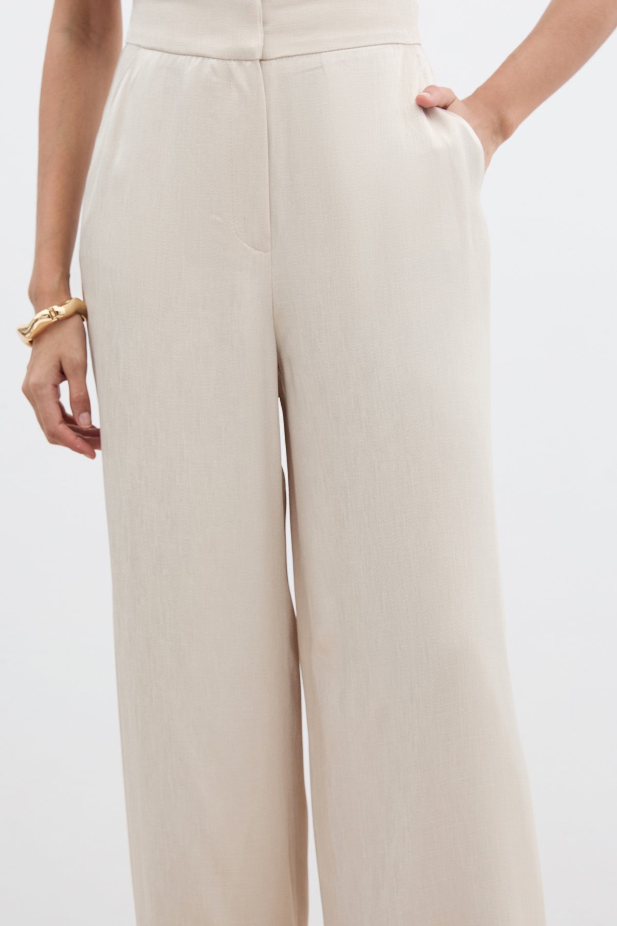 Cepli Bol Pantolon - Bej