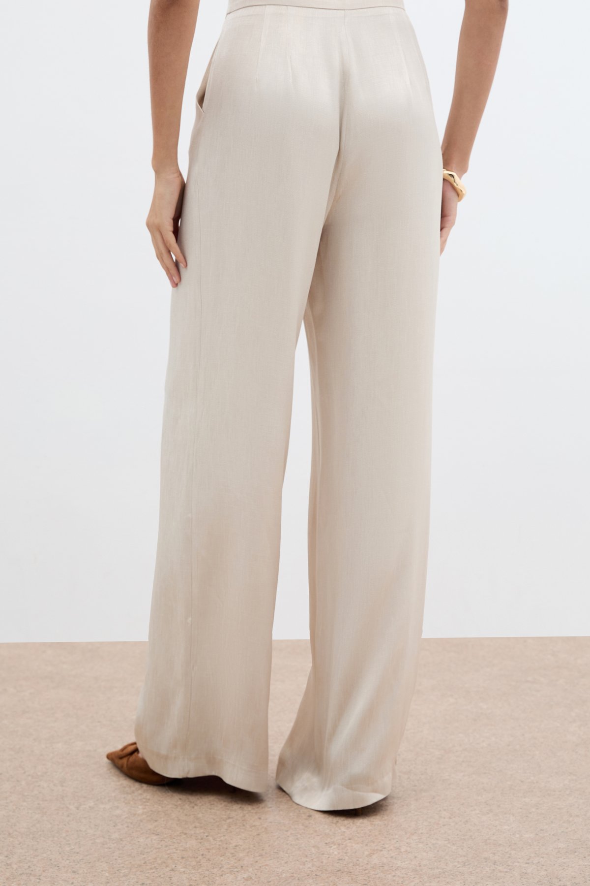 Cepli Bol Pantolon - Bej