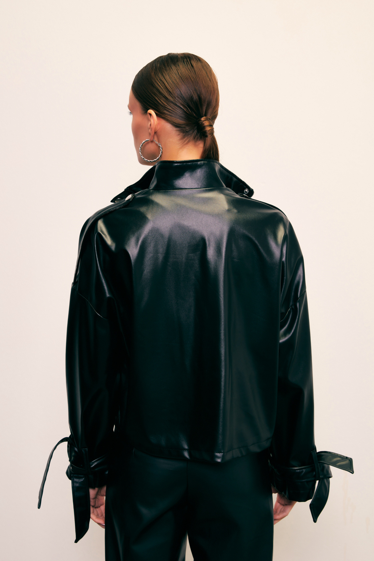 Cepli Deri Ceket - SİYAH