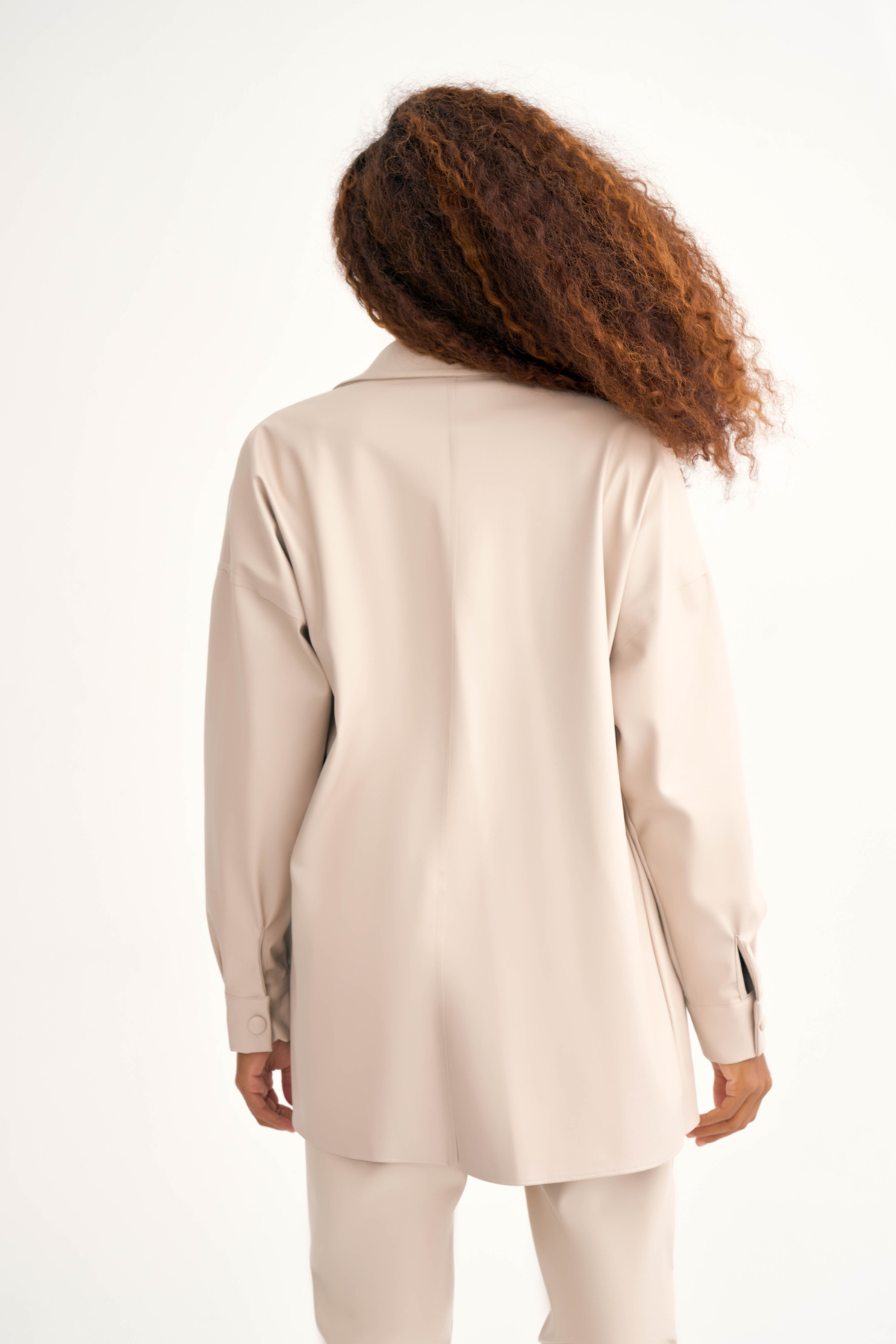 Cepli deri gömlek ceket - TAŞ