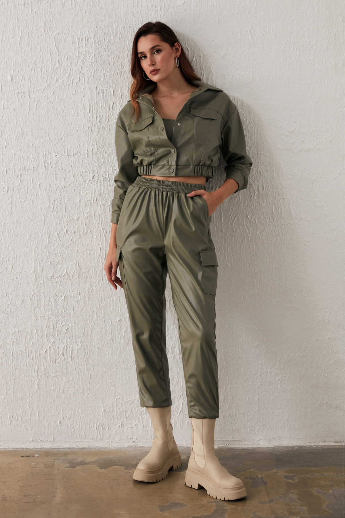 Cepli Kargo Pantolon - ÇAĞLA YEŞİLİ