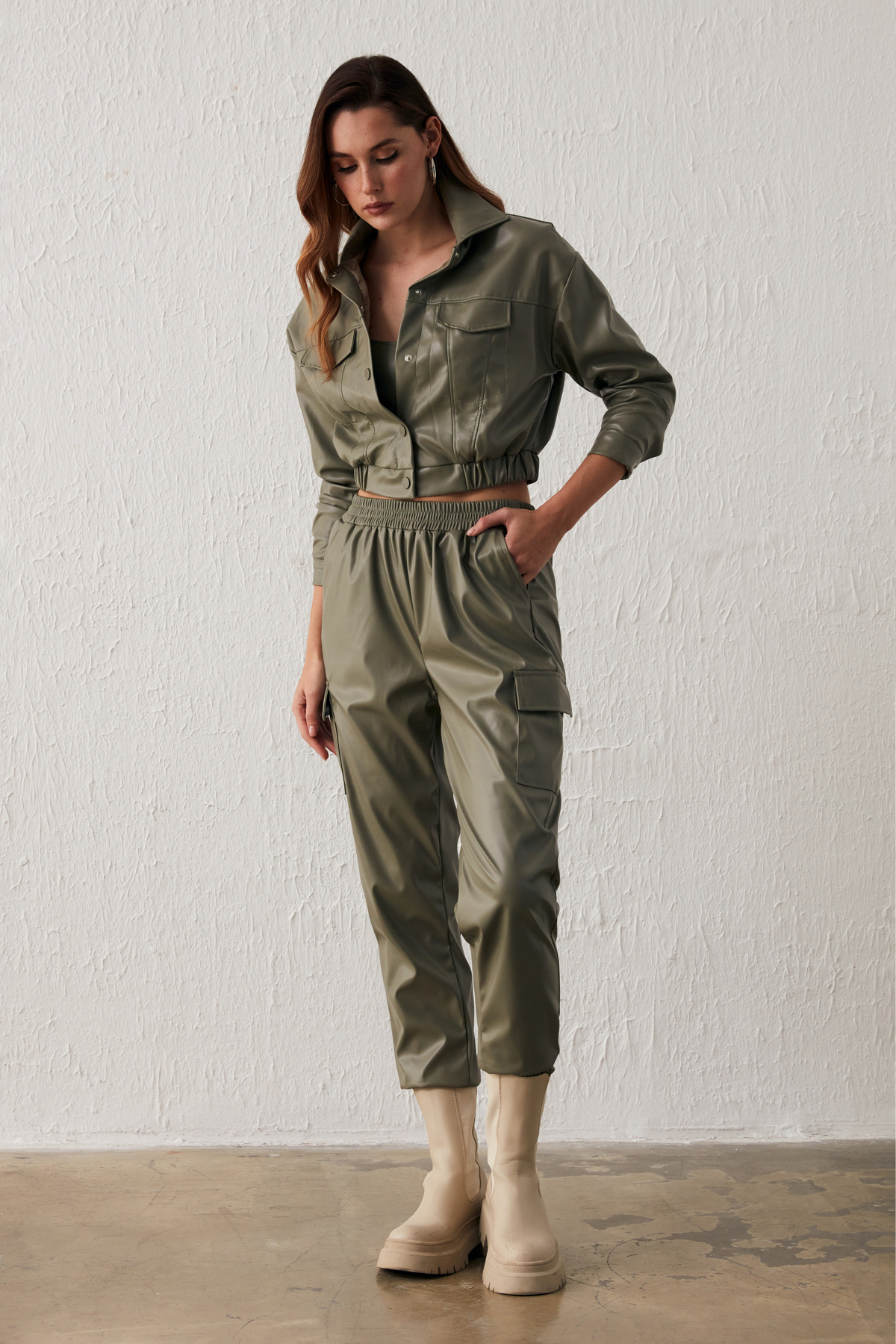 Cepli Kargo Pantolon - ÇAĞLA YEŞİLİ