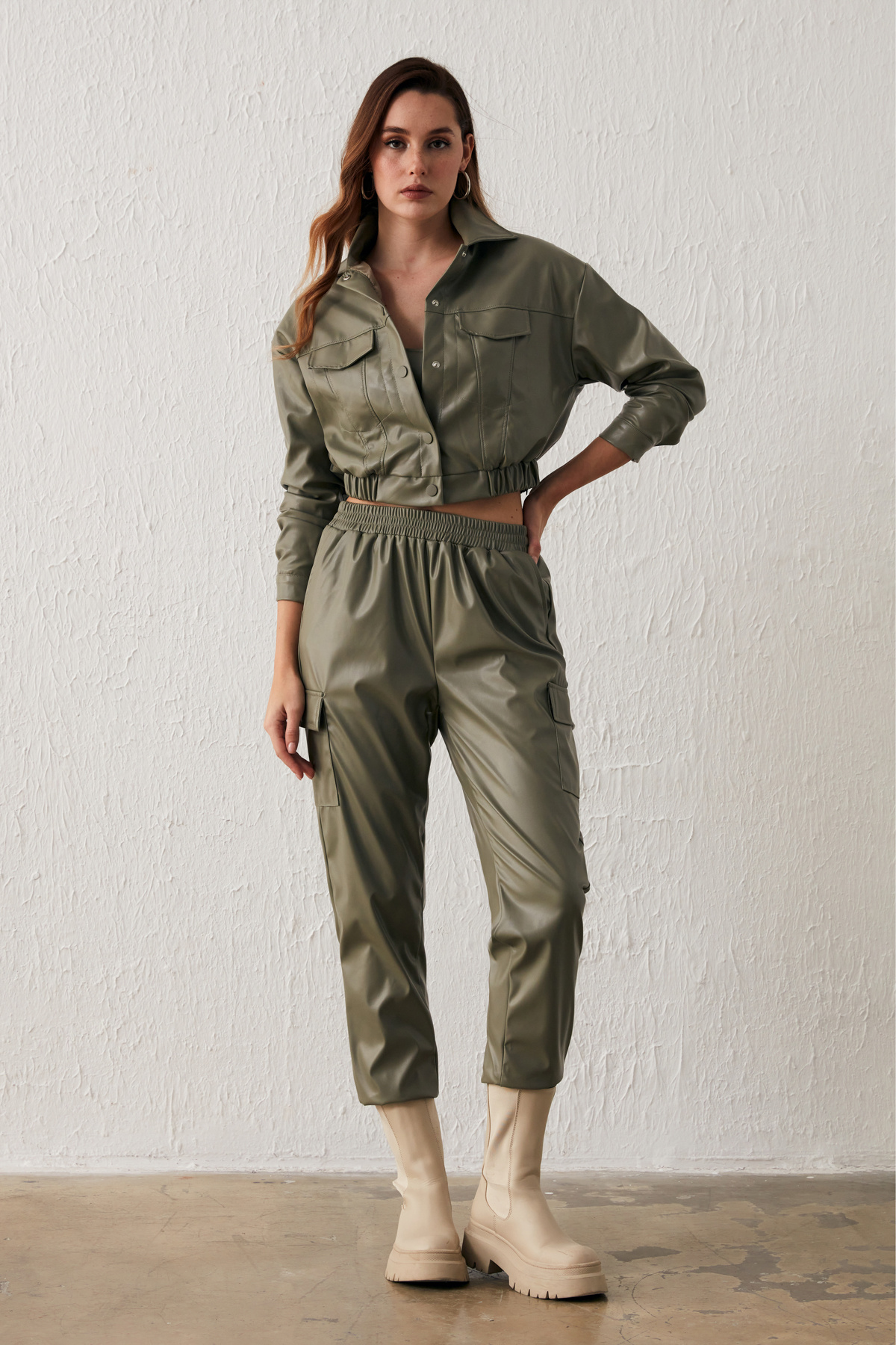 Cepli Kargo Pantolon - ÇAĞLA YEŞİLİ