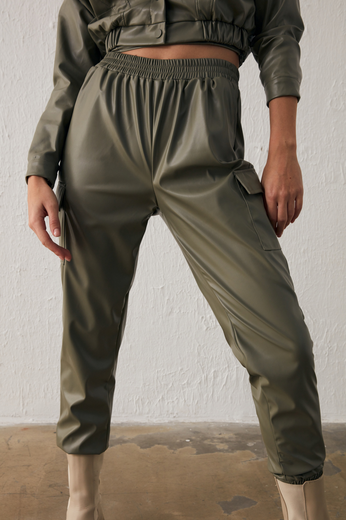 Cepli Kargo Pantolon - ÇAĞLA YEŞİLİ